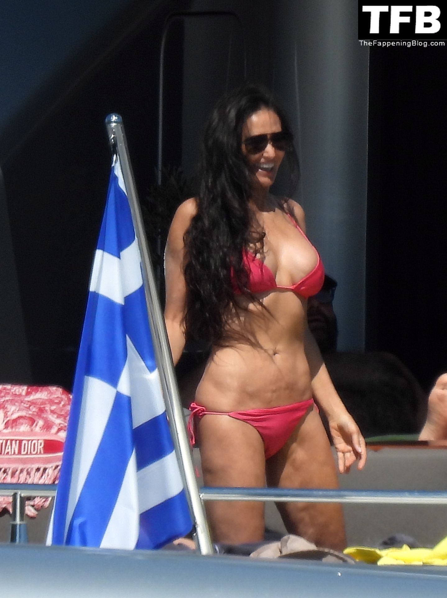 Demi Moore Looks Sensational at 59 in a Red Bikini on Vacation in Greece (59 Photos)