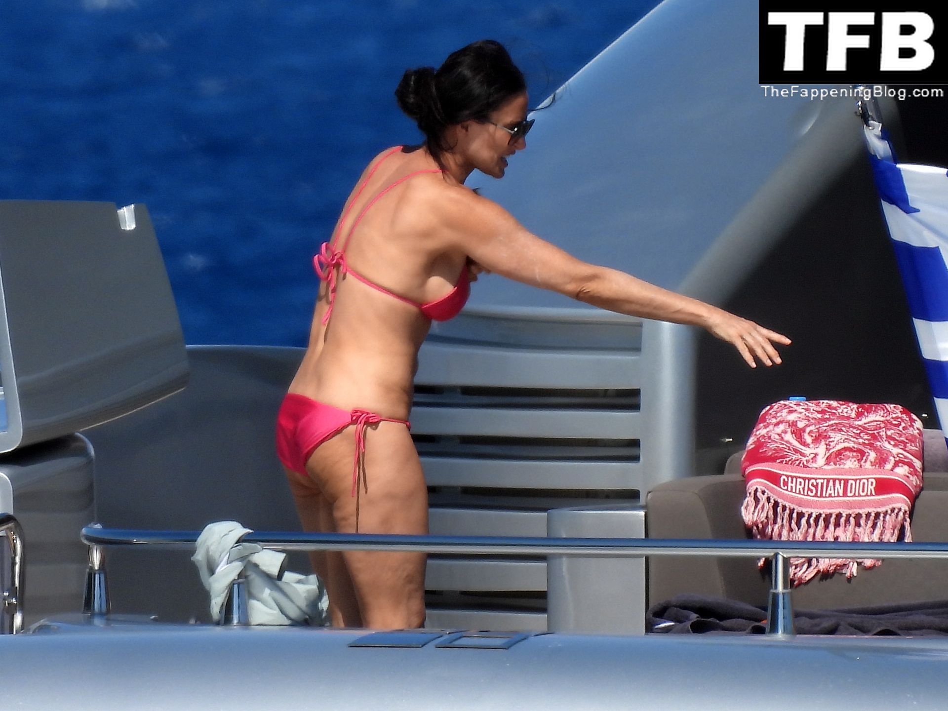 Demi Moore Looks Sensational at 59 in a Red Bikini on Vacation in Greece (59 Photos)