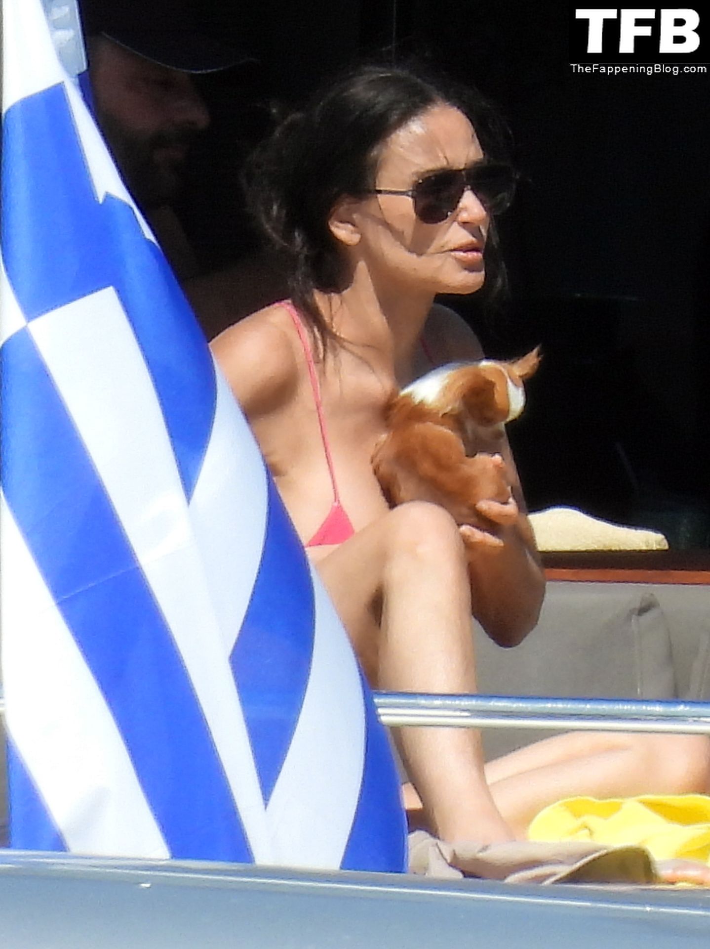 Demi Moore Looks Sensational at 59 in a Red Bikini on Vacation in Greece (59 Photos)