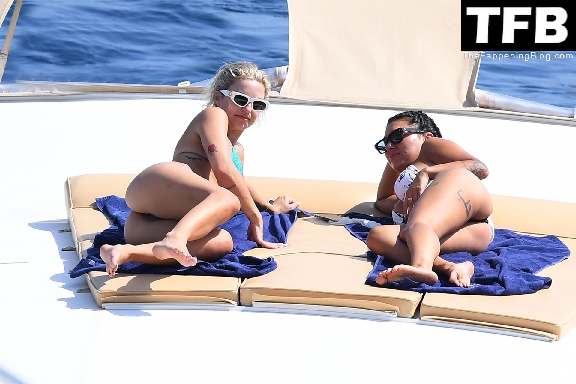 Ella Ding &amp; Domenica Calarco Show Off Their Nude Tits While on Holiday on the Amalfi Coast (55 Photos)