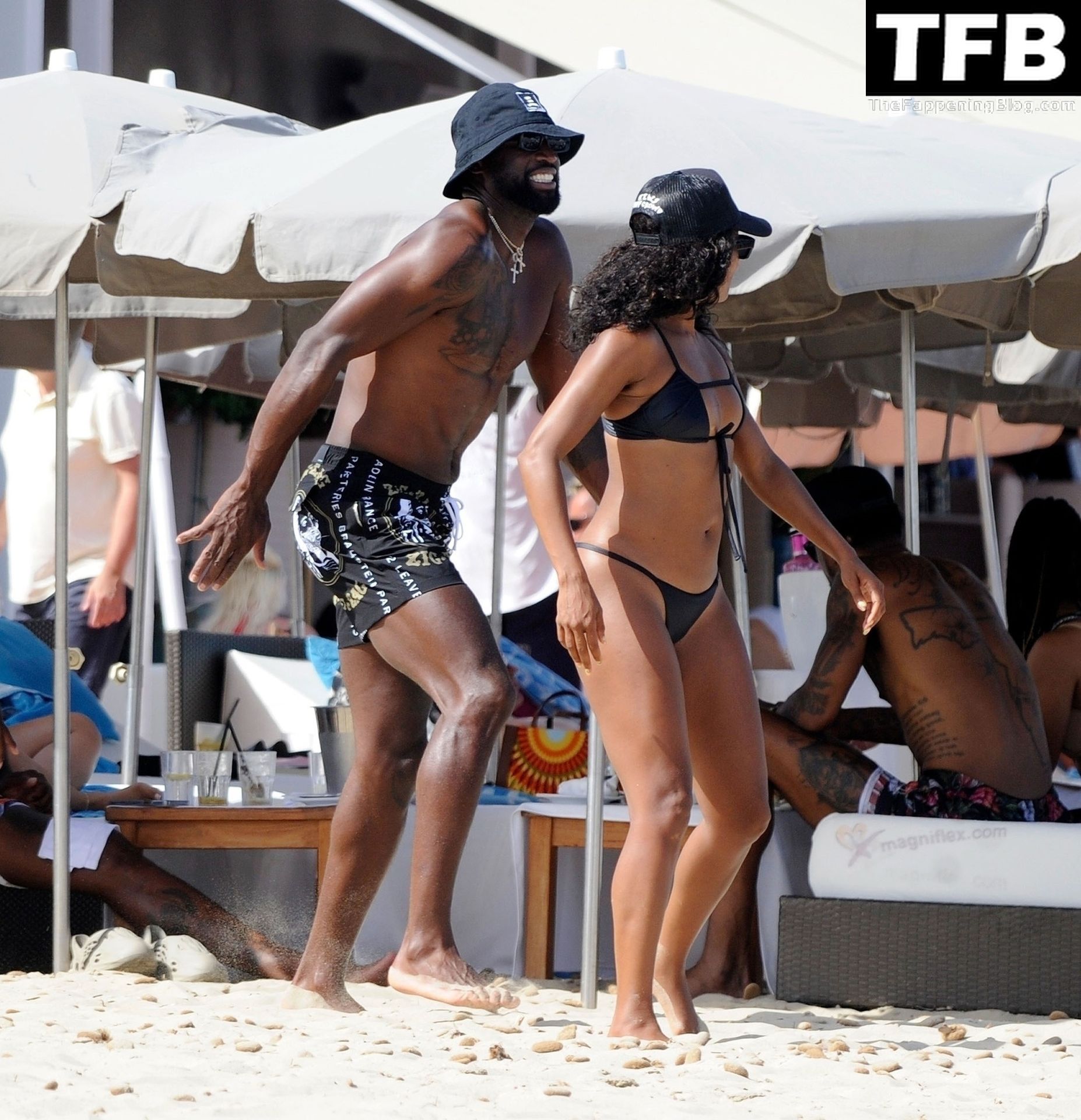 Gabrielle Union &amp; Dwyane Wade Show Off Their Toned Beach Bodies in Ibiza (26 Photos)