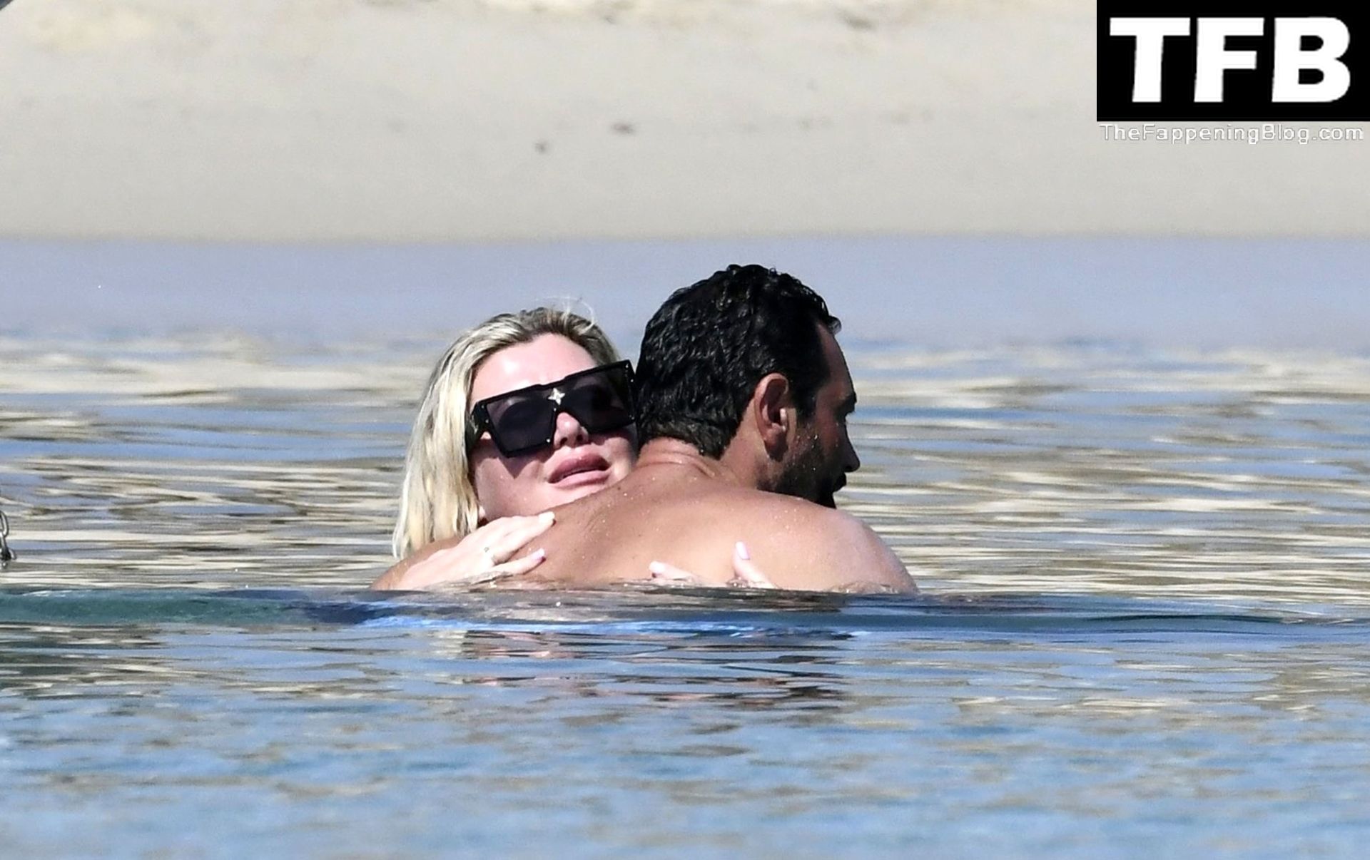 Gemma Collins Flashes Her Nude Boobs on the Greek Island of 