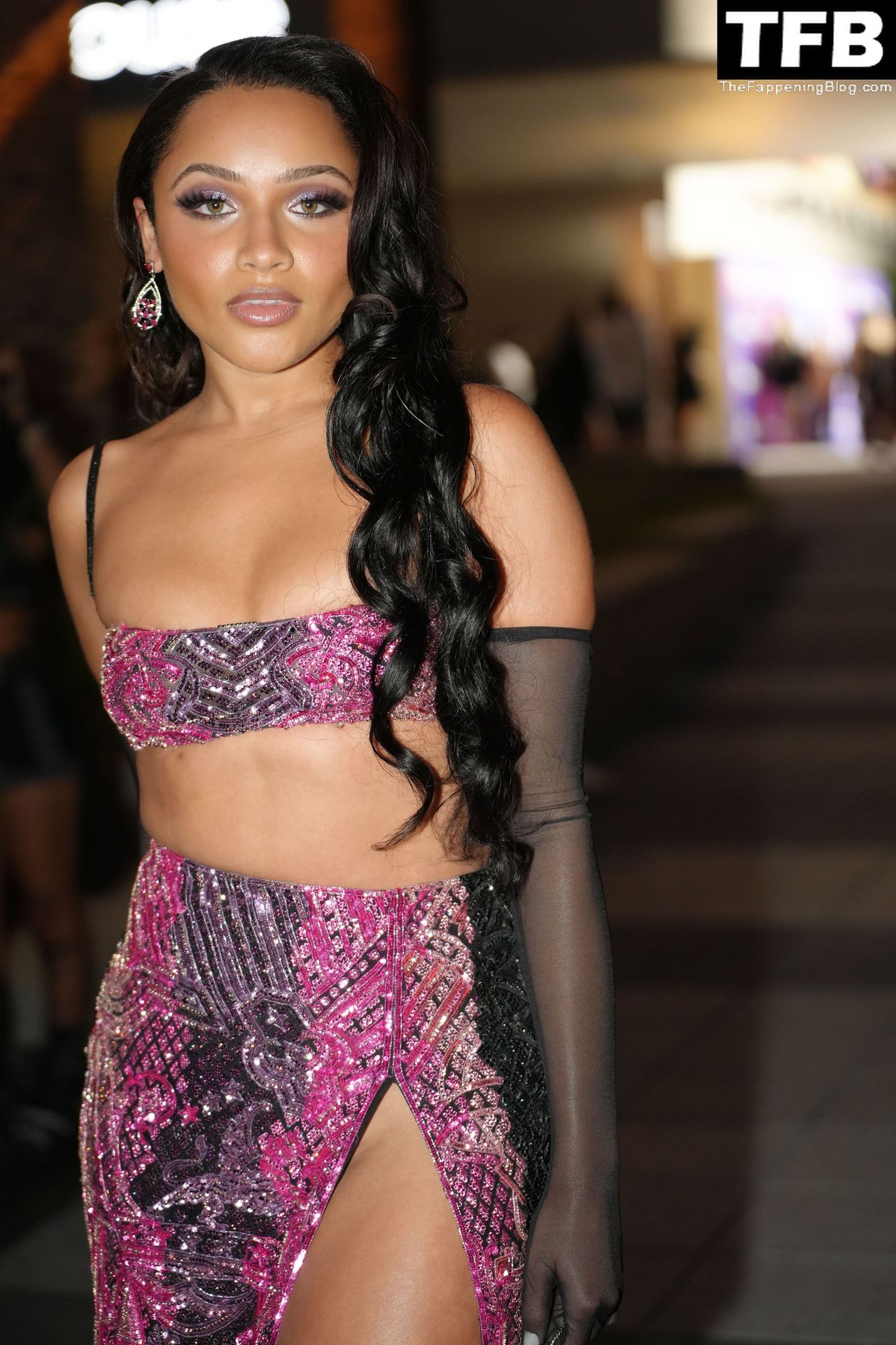Jaylen Barron Flashes Her Panties at the Power of Young Hollywood Event in LA (13 Photos)