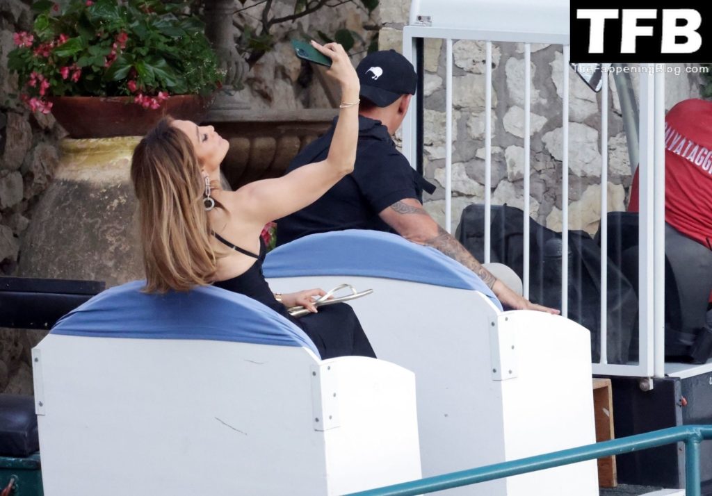 Jennifer Affleck (Lopez) Stuns in Black on a Sexy Shoot in Capri (69 Photos)