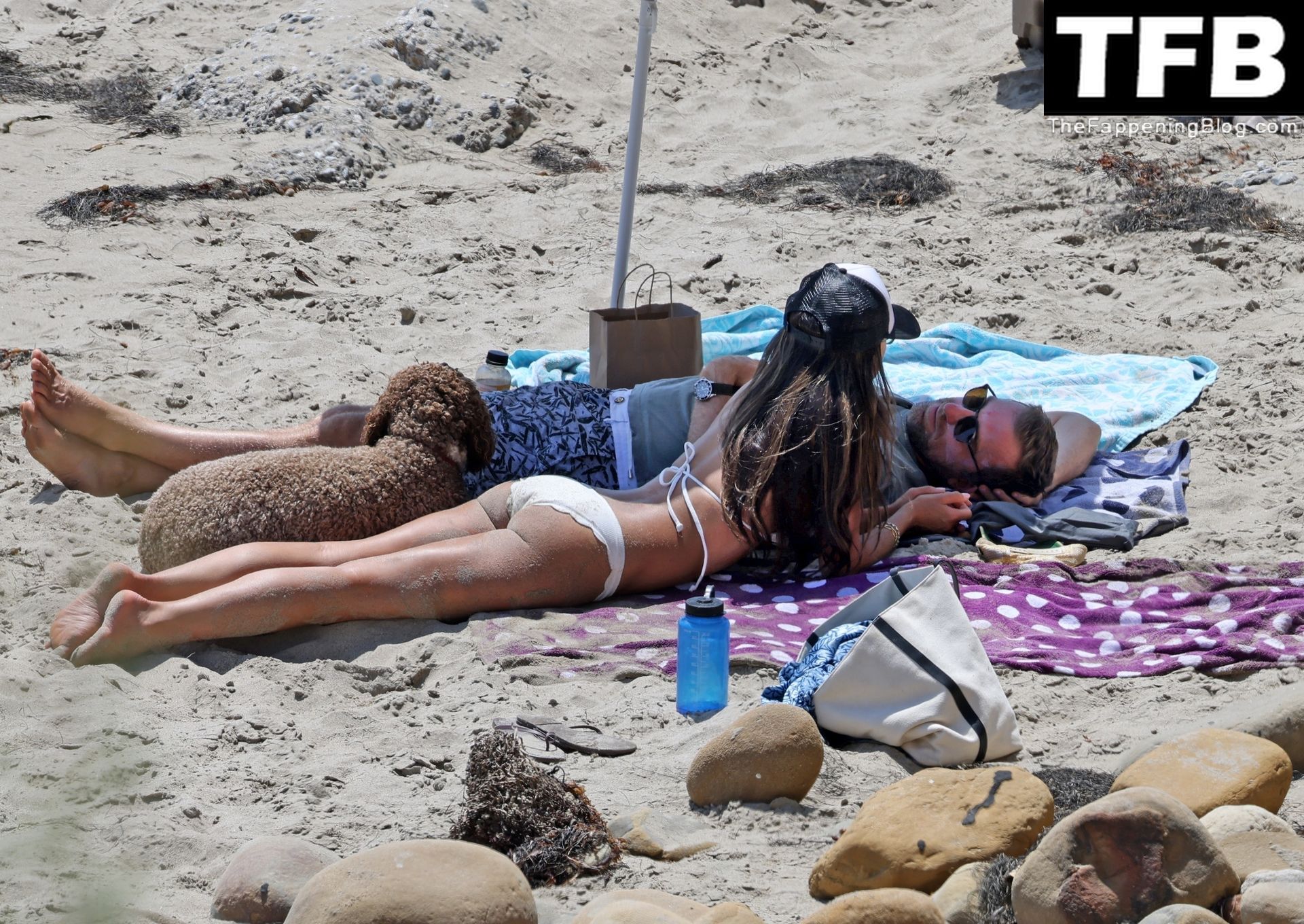 Jordana Brewster &amp; Mason Morfit Have a Steamy PDA Session on the Beach (62 Photos)