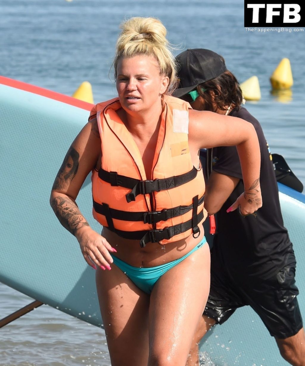 Kerry Katona &amp; Ryan Mahoney Enjoy a Little Fun in the Sun Out on Their Family Holiday in Spain (51 Photos)