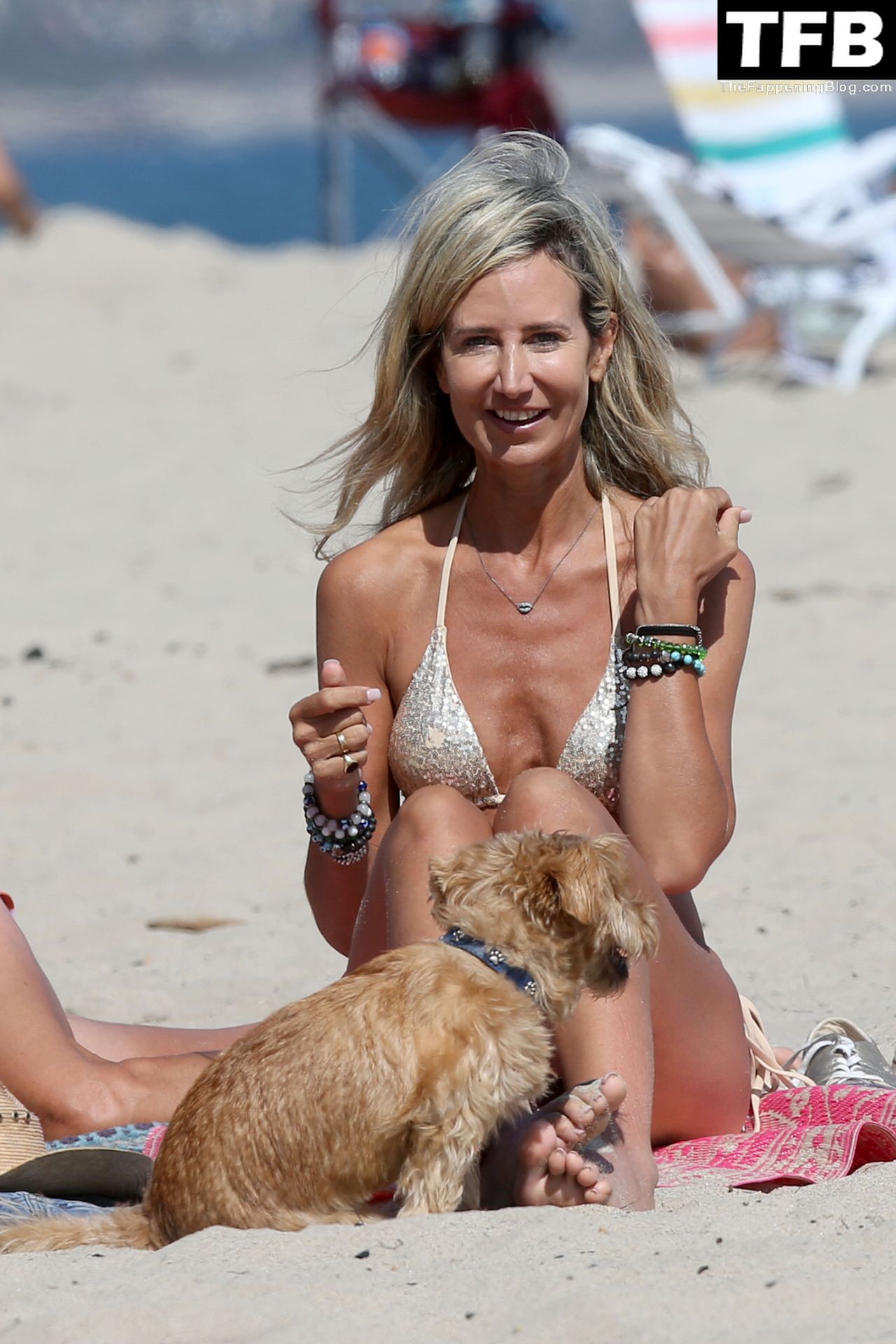 Lady Victoria Hervey Takes Her Norfolk Terrier D’Artagnan For Beach Stroll in Malibu (25 Photos)