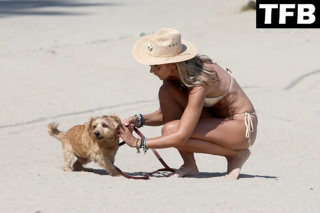 Lady Victoria Hervey Takes Her Norfolk Terrier Dartagnan For Beach Stroll In Malibu 25 Photos 