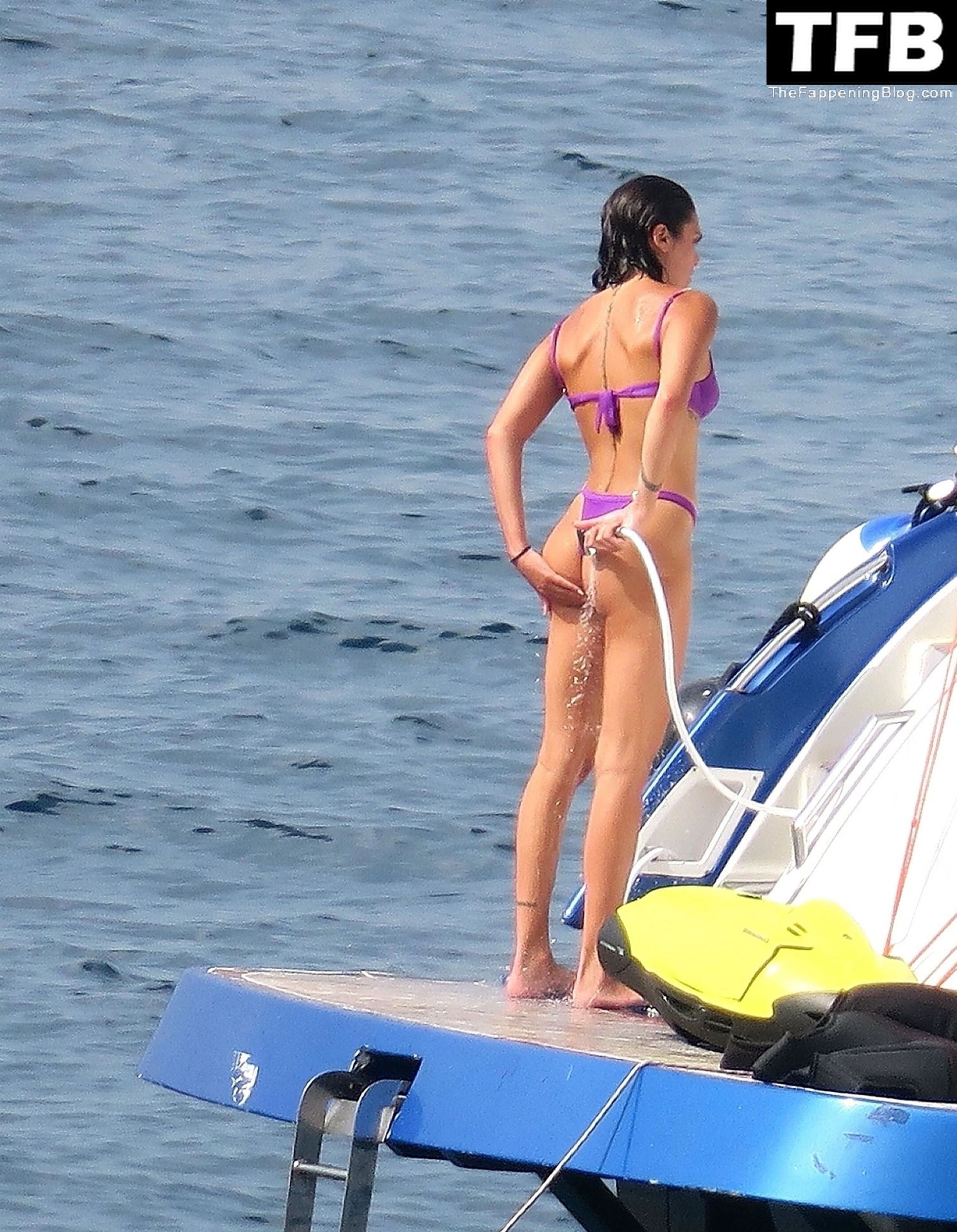 Ruben Dias Packs on the PDA with a Mysterious Scantily-Clad Woman on a Boat in Formentera (32 Photos)