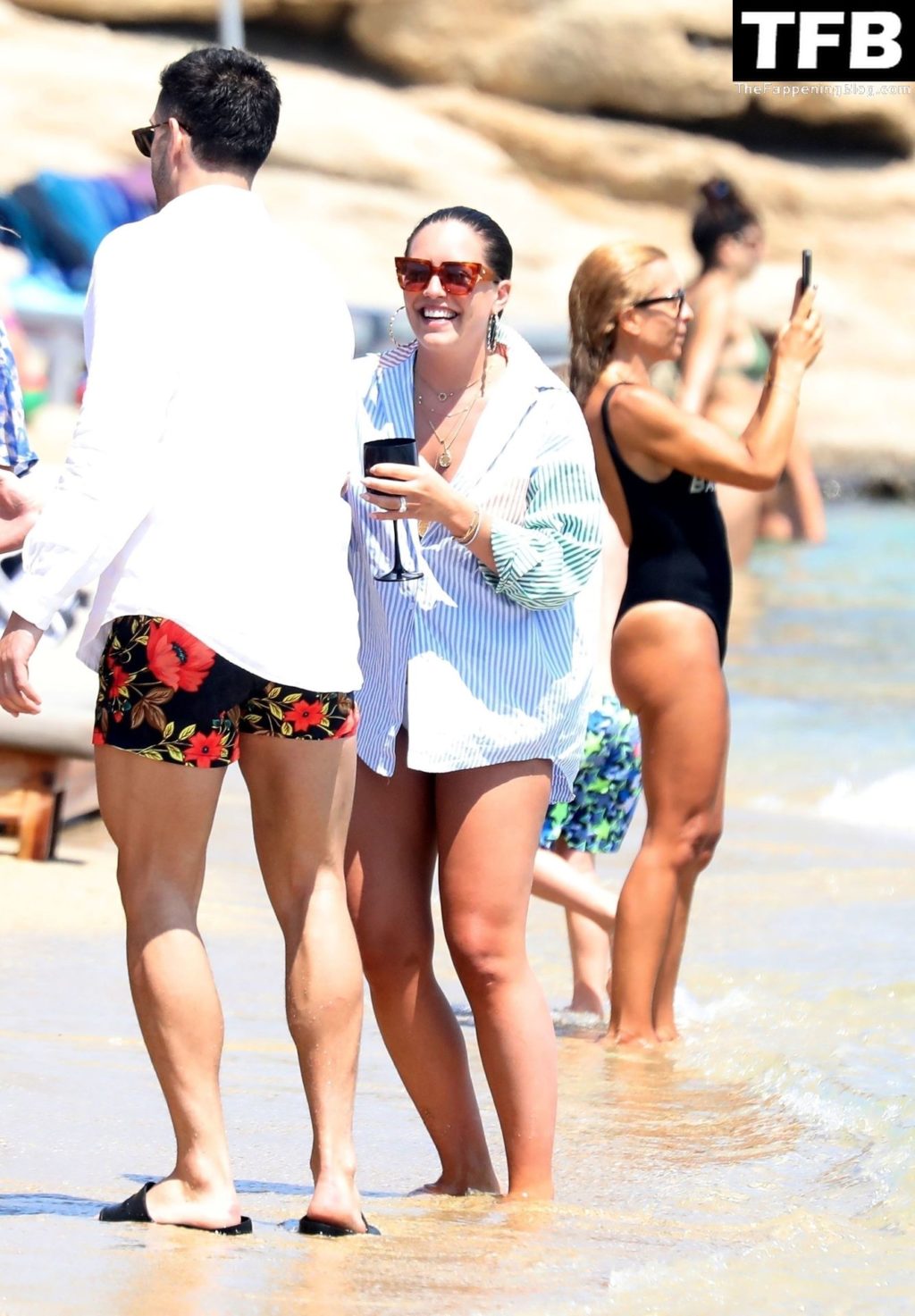 Olympia Valance Spends Her Holidays on the Beach in Mykonos (124 Photos)