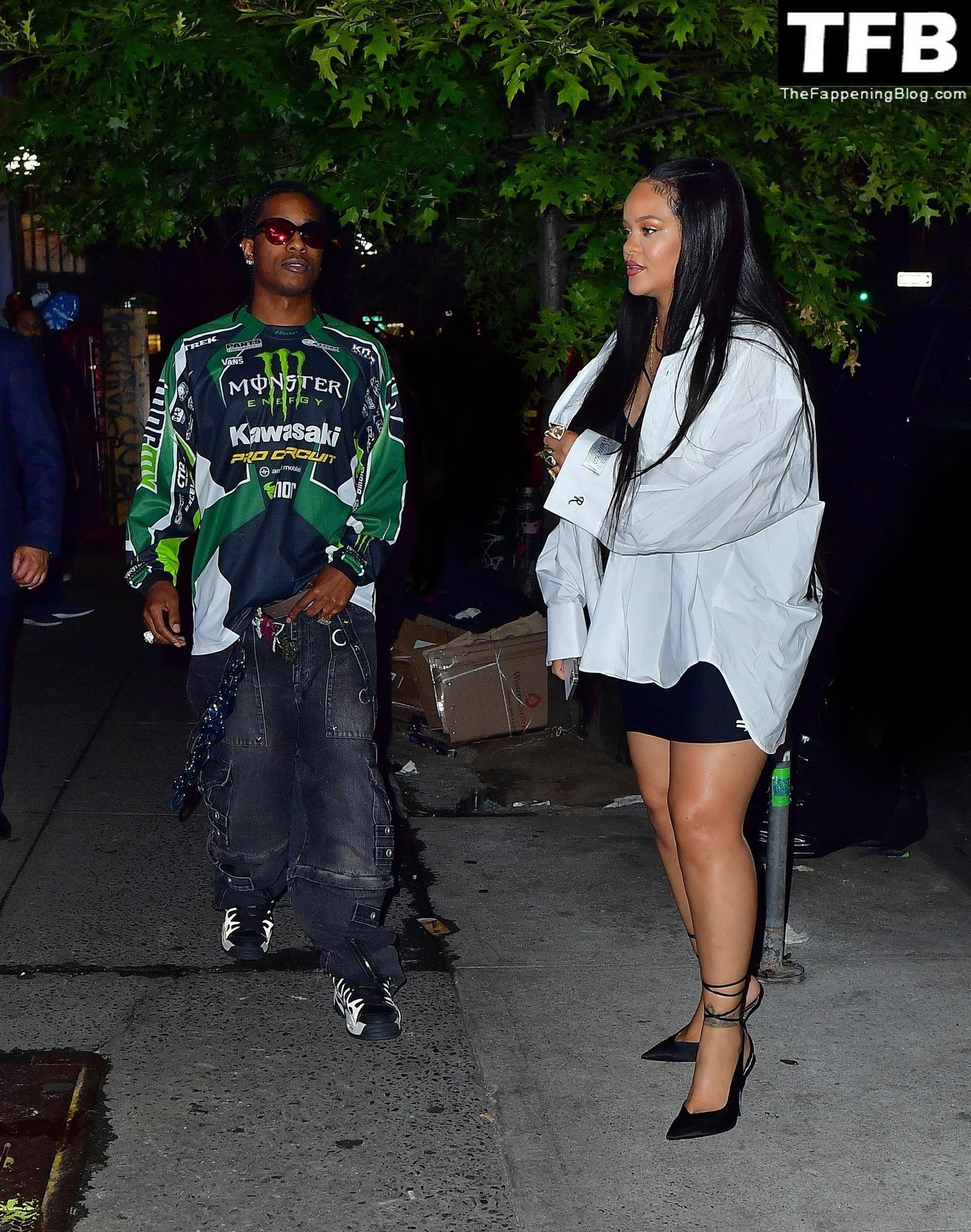 Rihanna &amp; ASAP Rocky Enjoy a Dinner Date in NYC (75 Photos)
