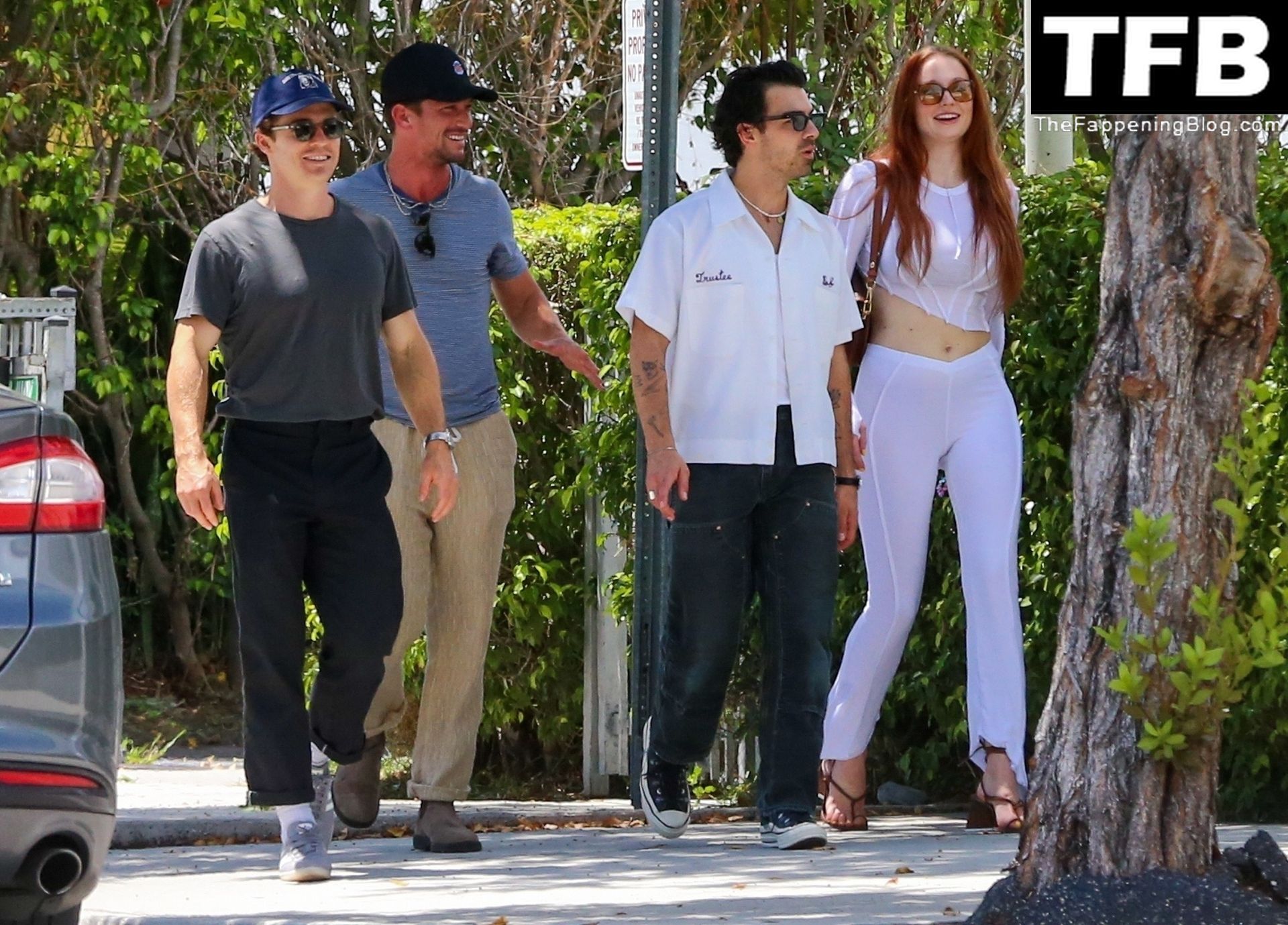 Sophie Turner &amp; Joe Jonas Share Their Saturday with Friends in Miami (53 Photos)