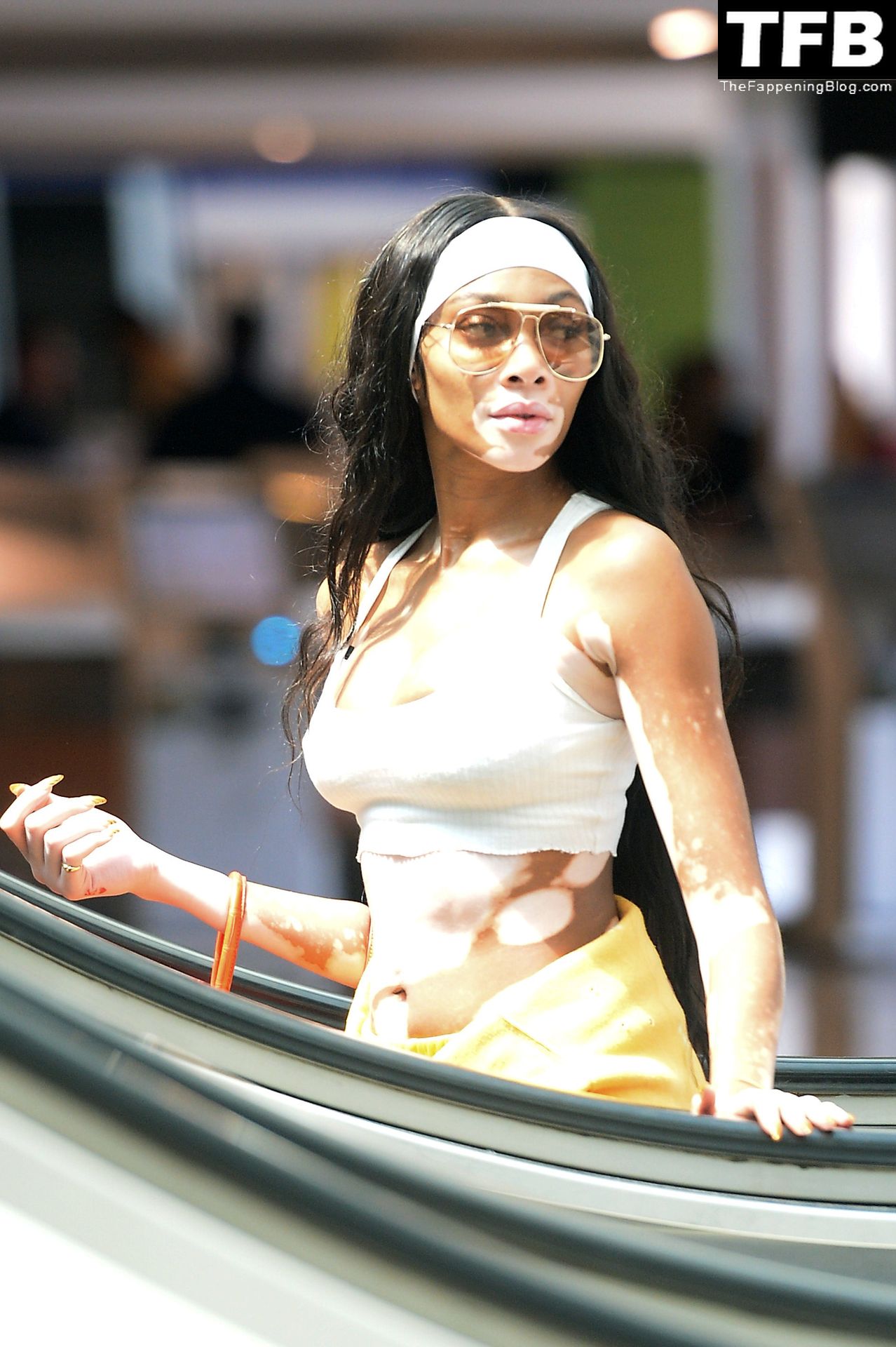 Winnie Harlow Flashes a Wave and a Smile as She Jets Out of LAX Airport (34...