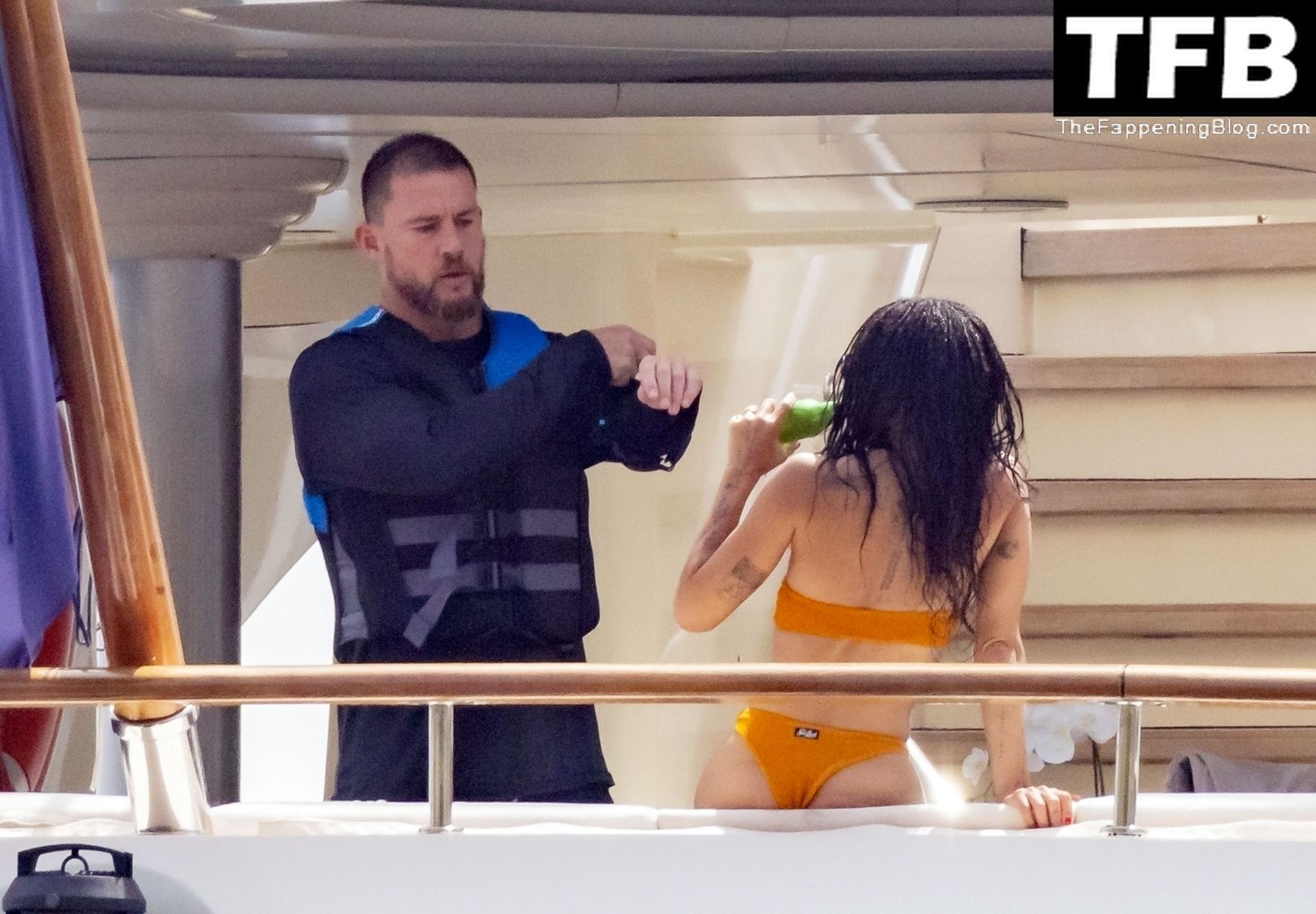 Zoe Kravitz &amp; Channing Tatum Pack on the PDA While on a Romantic Holiday on a Mega Yacht in Italy (119 Photos)