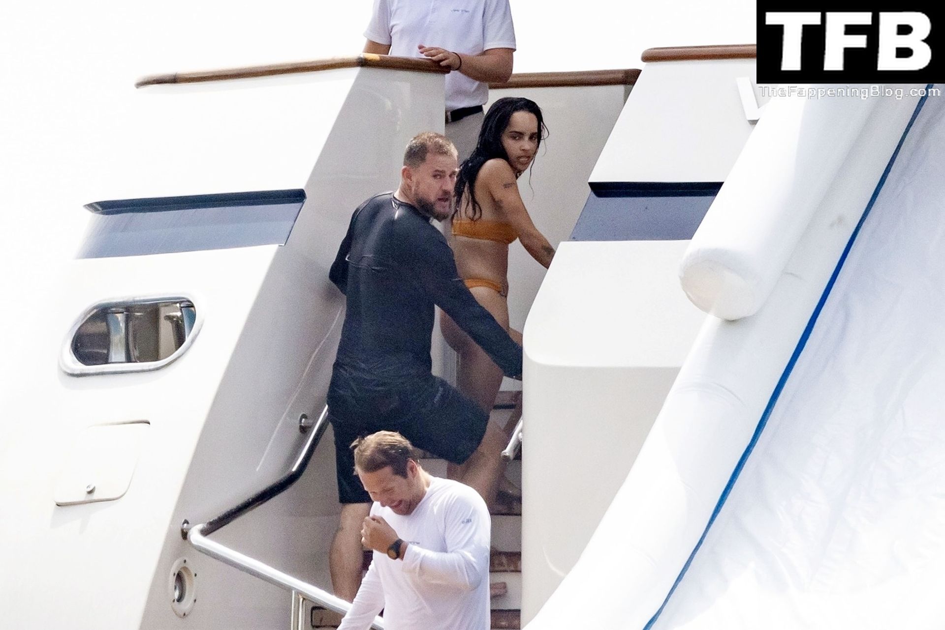 Zoe Kravitz &amp; Channing Tatum Pack on the PDA While on a Romantic Holiday on a Mega Yacht in Italy (119 Photos)