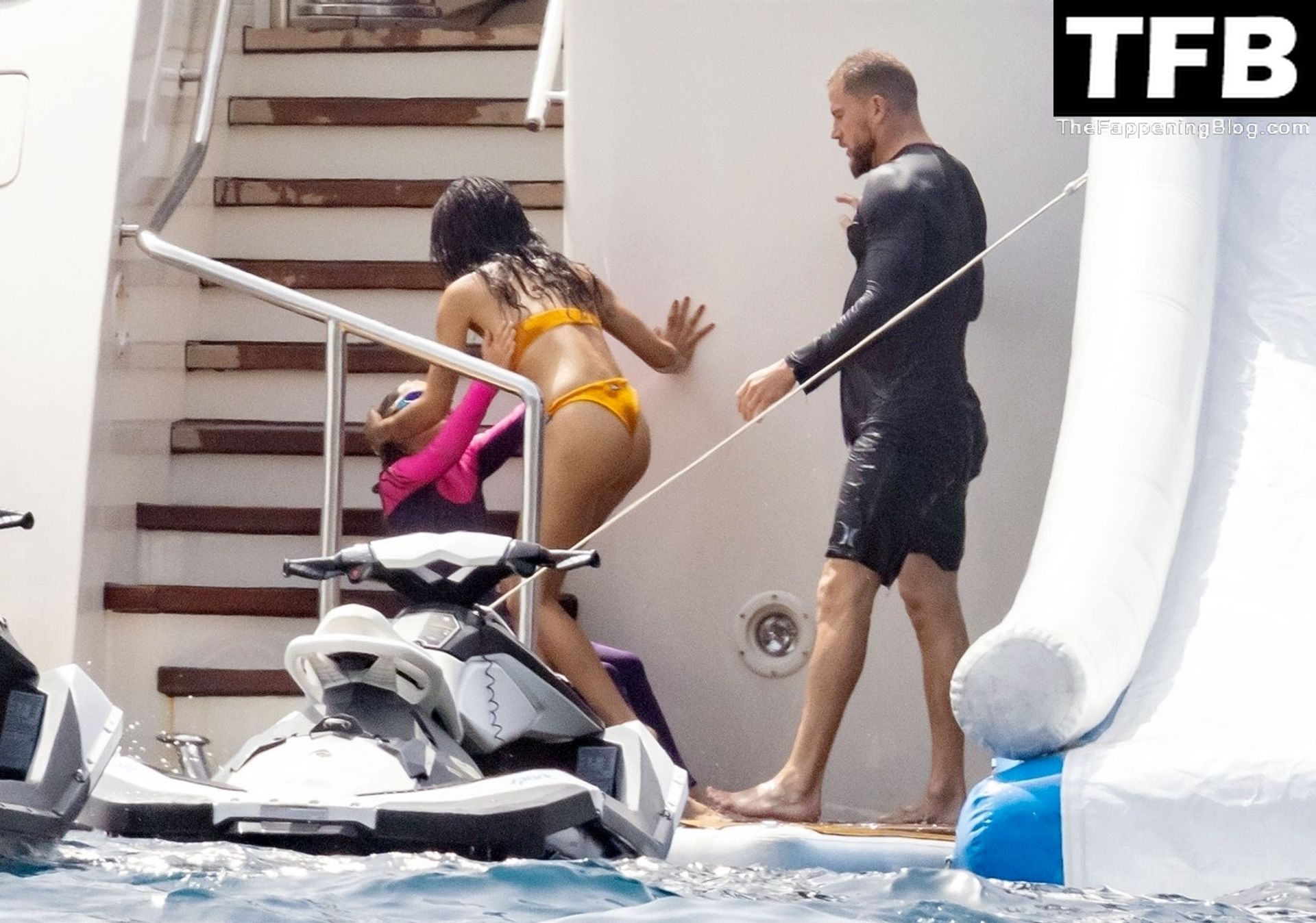 Zoe Kravitz &amp; Channing Tatum Pack on the PDA While on a Romantic Holiday on a Mega Yacht in Italy (119 Photos)