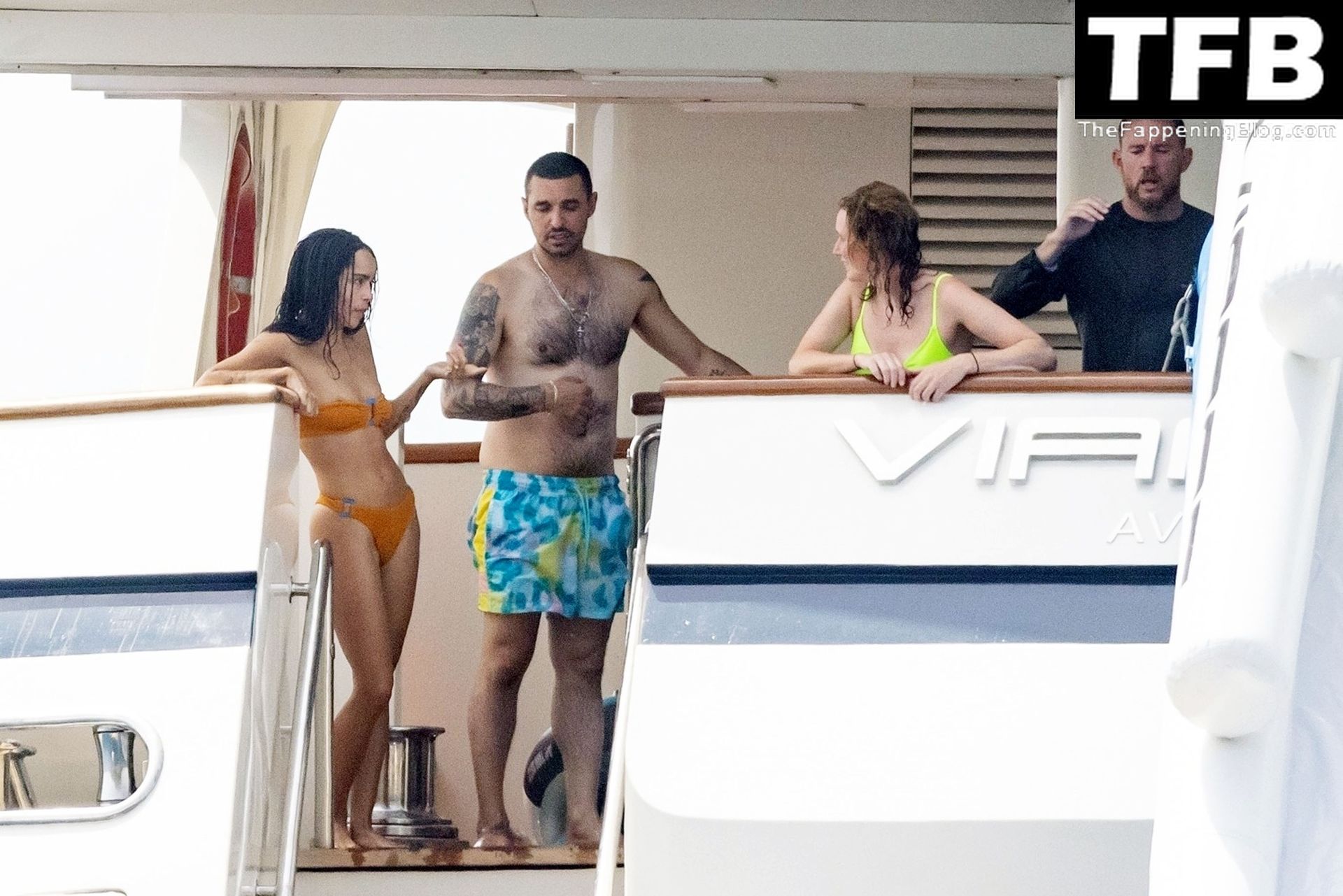 Zoe Kravitz &amp; Channing Tatum Pack on the PDA While on a Romantic Holiday on a Mega Yacht in Italy (119 Photos)