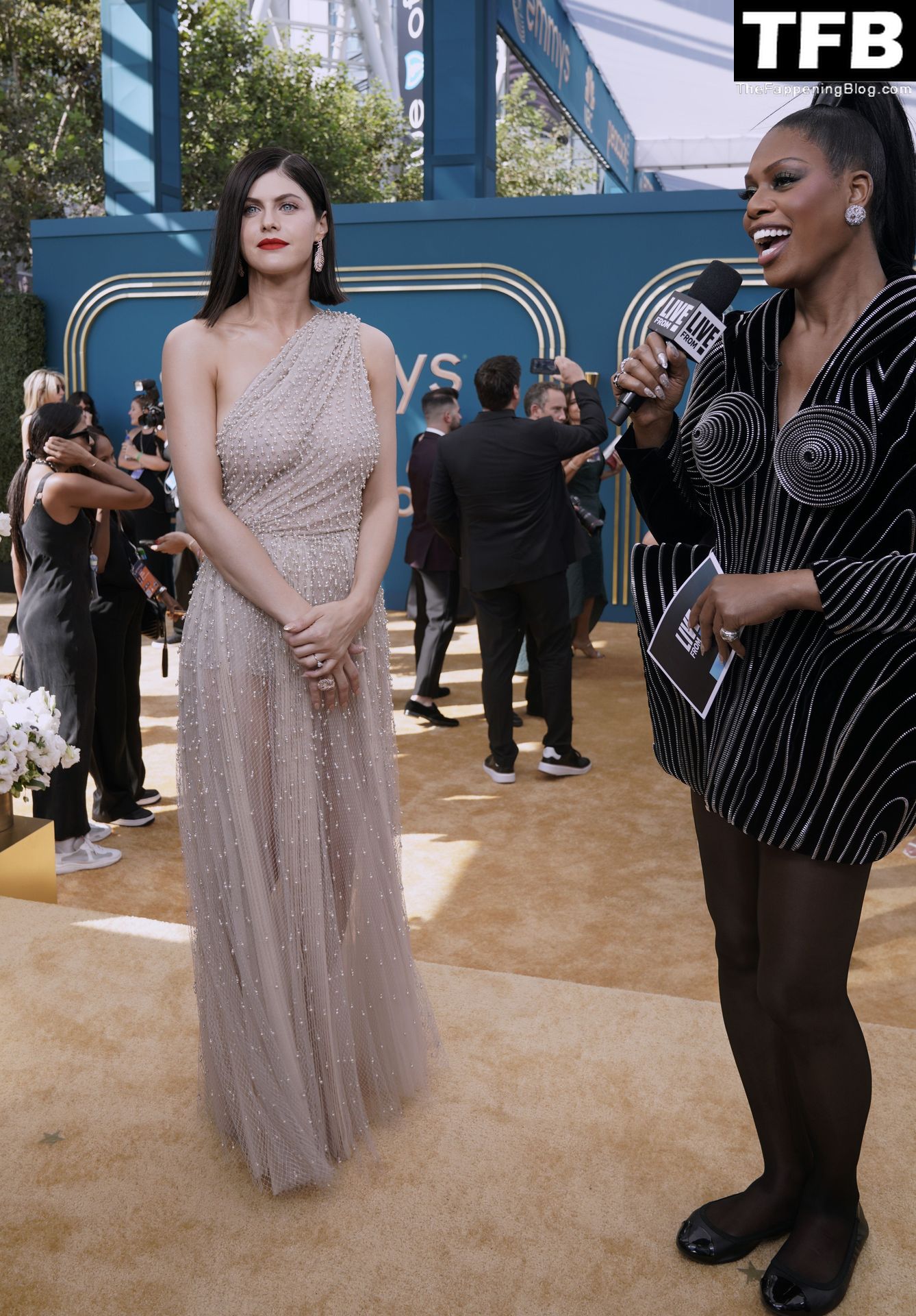 Alexandra Daddario Stuns at the 74th Annual Primetime Emmy Awards (48 Photos)