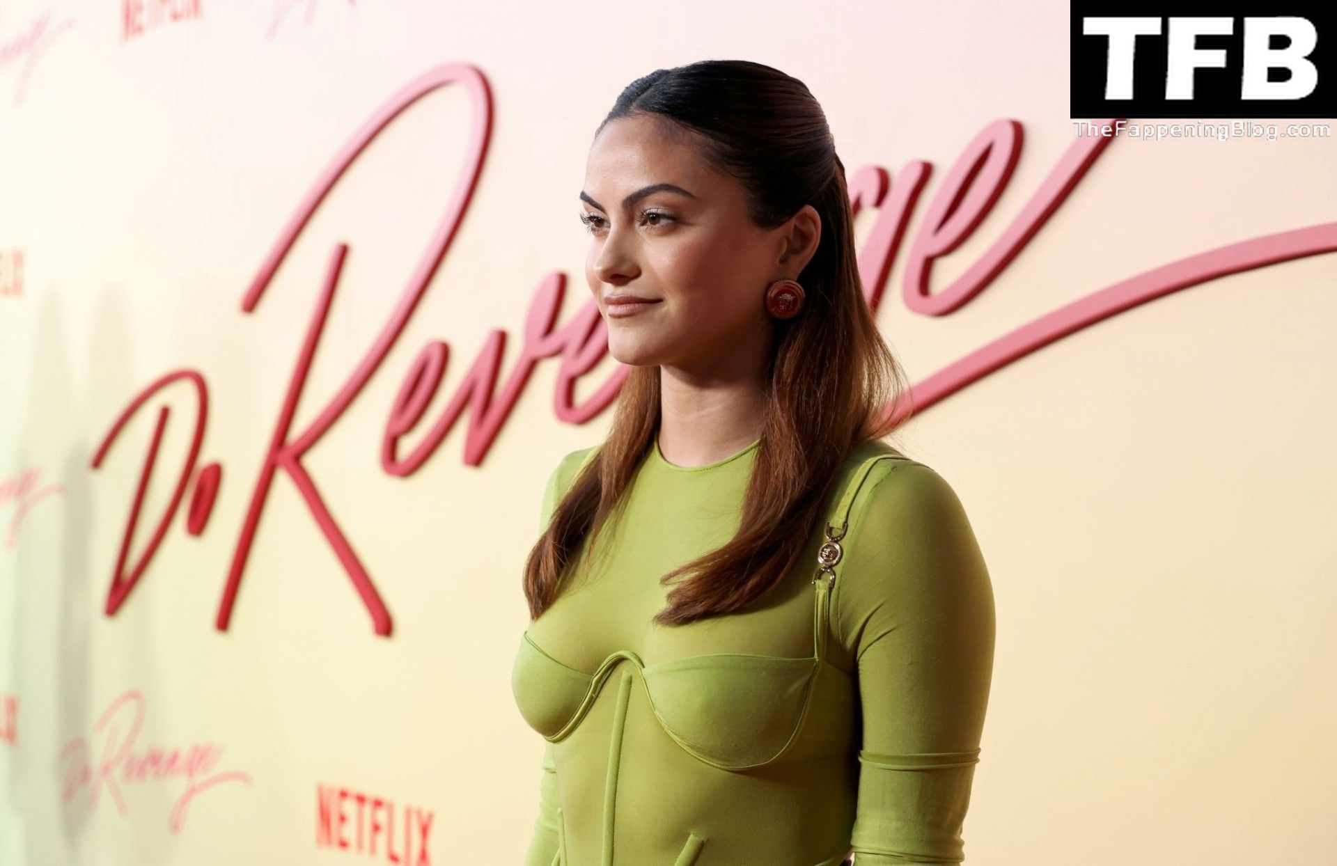 Camila Mendes Wearing Versace Attends the LA Special Screening of Netflix’s ‘Do Revenge’ (139 Photos)