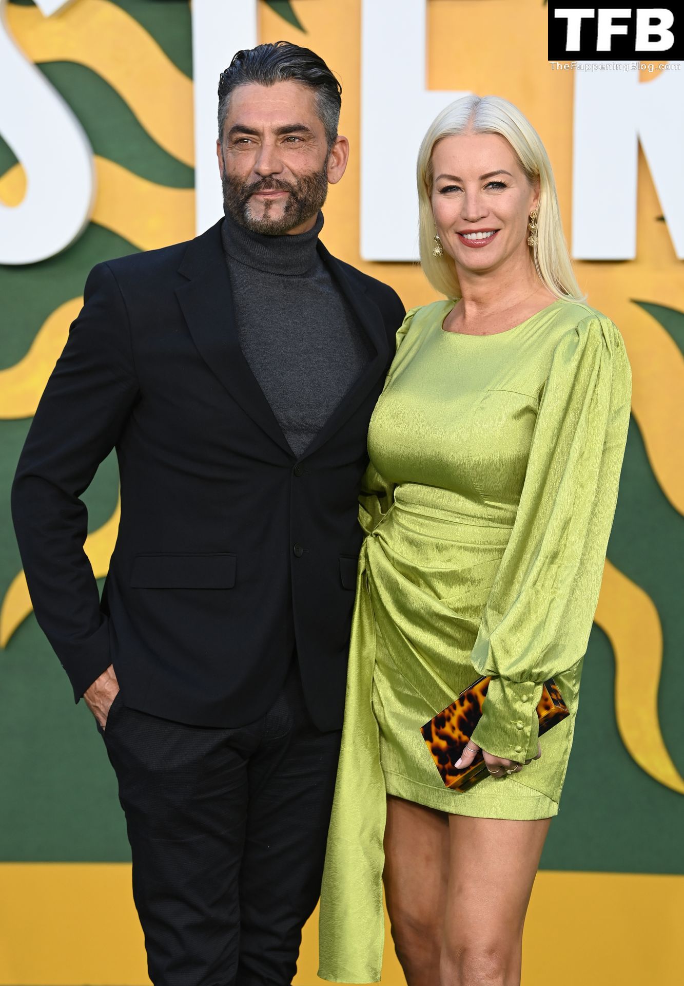 Denise Van Outen Displays Her Sexy Legs at the “Amsterdam” Premiere in London (28 Photos)