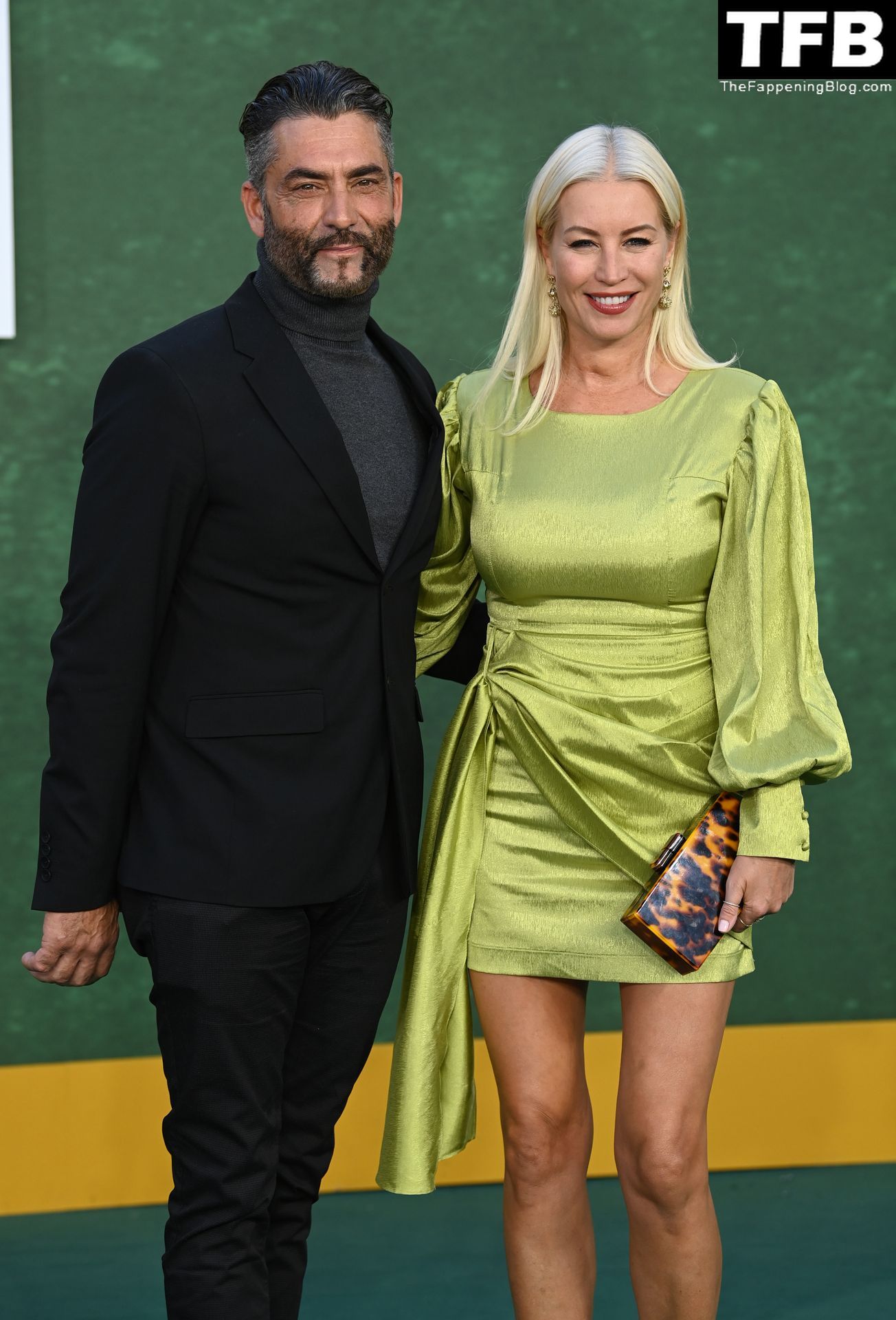 Denise Van Outen Displays Her Sexy Legs at the “Amsterdam” Premiere in London (28 Photos)