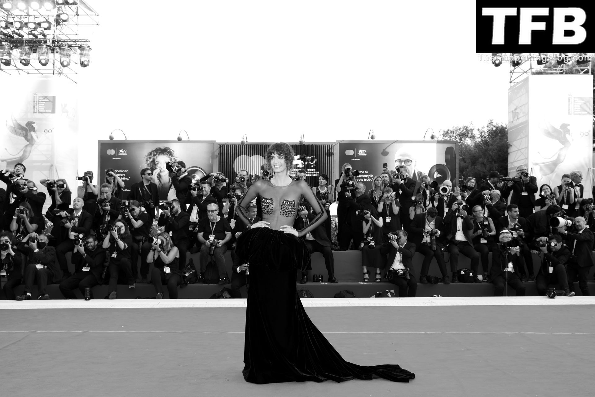 Greta Ferro Flashes Her Nude Tits at the 79th Venice International Film Festival (102 Photos)