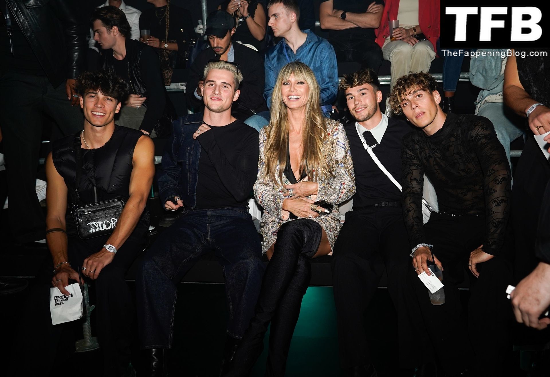 Heidi Klum Poses Braless at the About You Fashion Show During Milan Fashion Week (60 Photos)