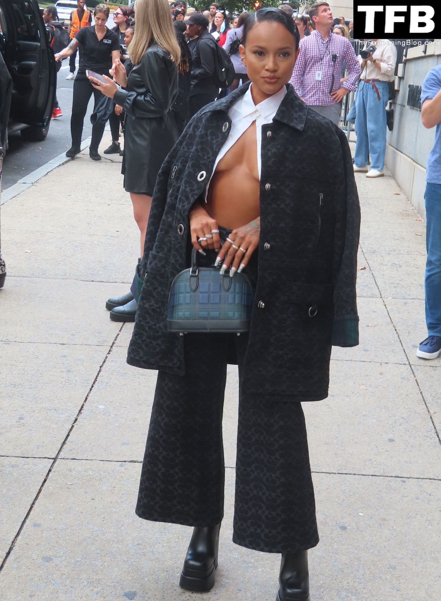 Karrueche Tran Shows Off Her Underboob in New York (12 Photos)