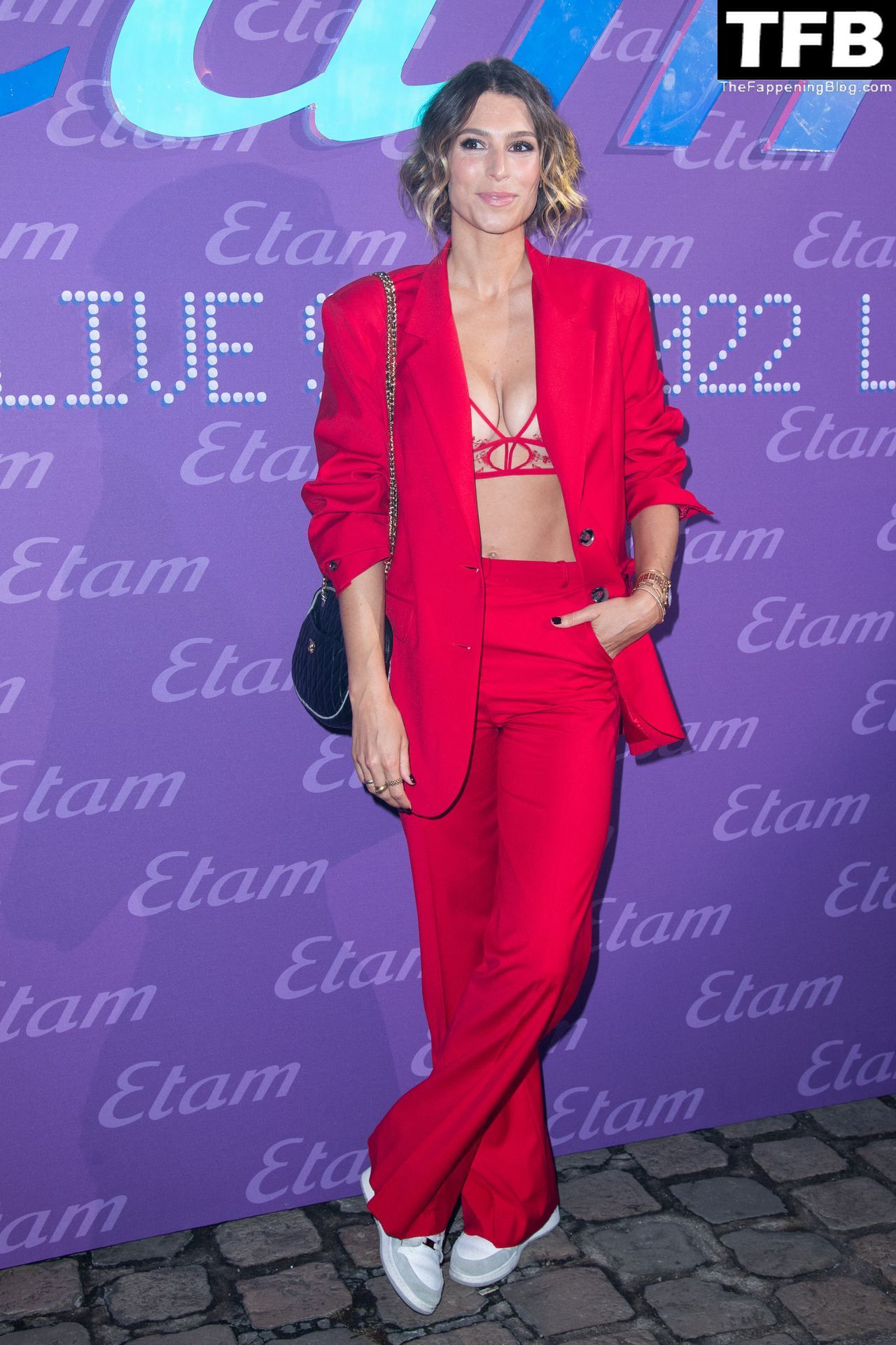 Laury Thilleman Displays Her Sexy Tits at the Etam Womenswear Show (30 Photos)