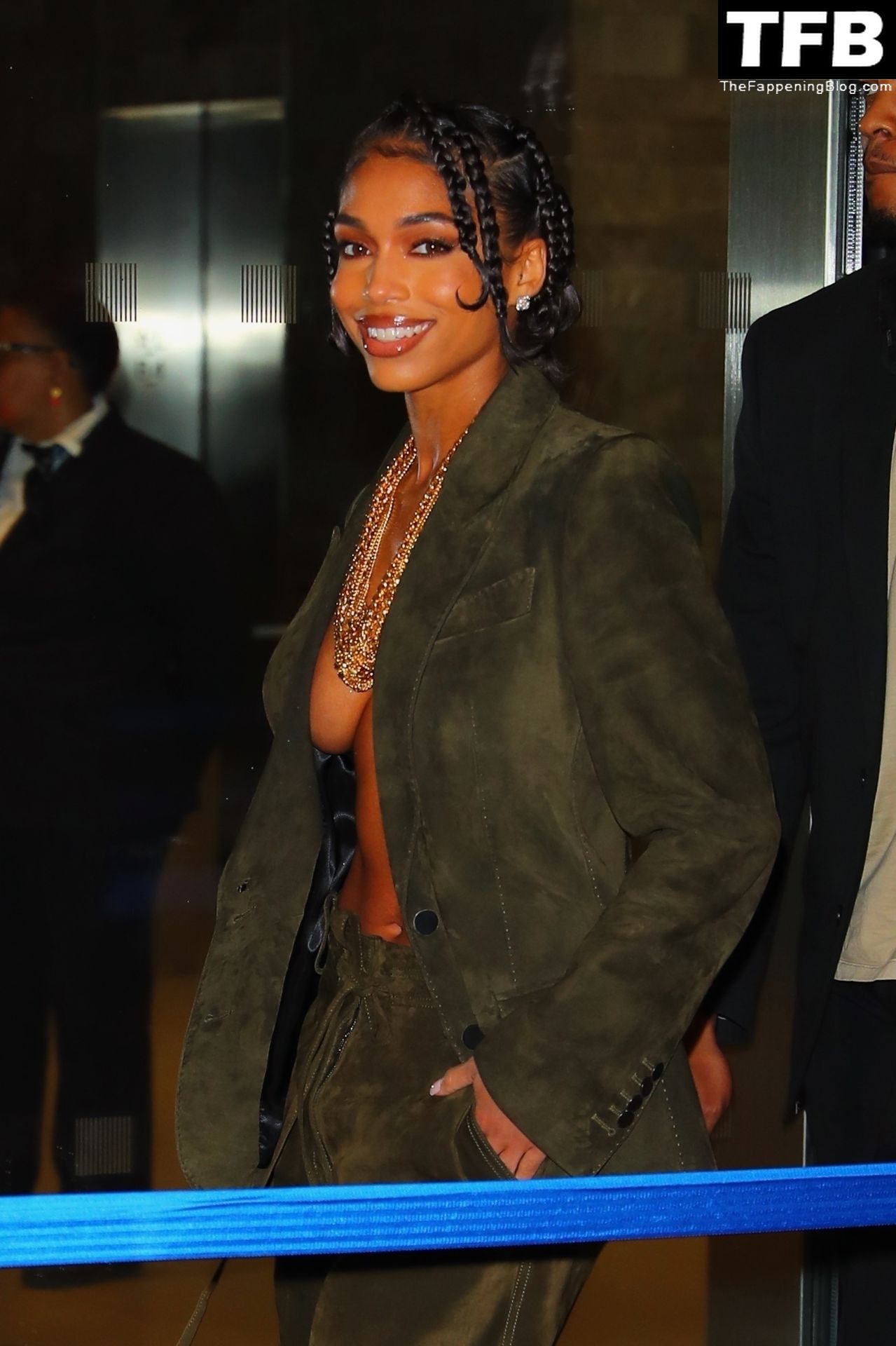 Lori Harvey Shows Off Her Tits at the Tom Ford Fashion Show (38 Photos)