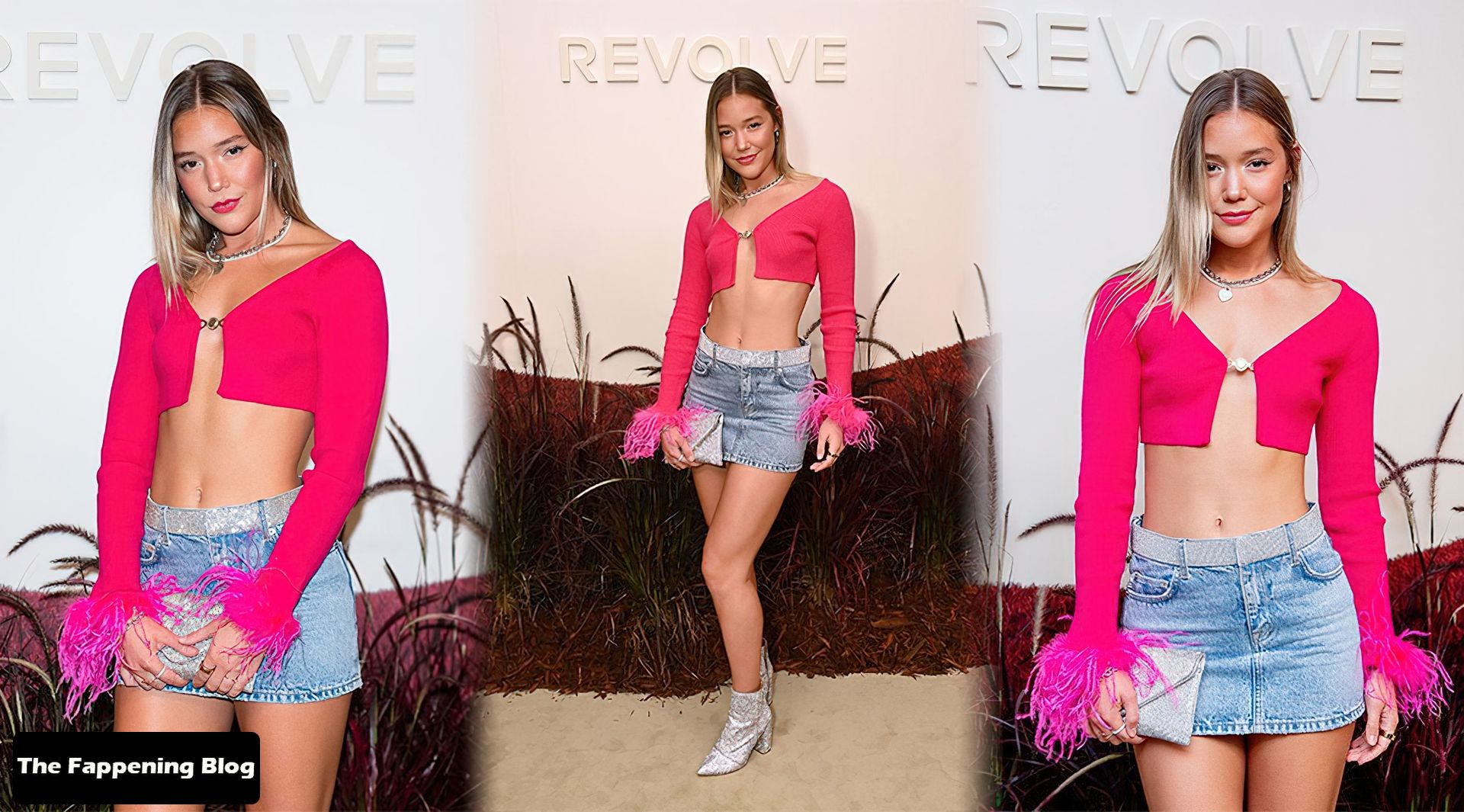 Olivia Ponton Goes Braless as She Arrives at the Revolve Event in Manhattan (15 Photos)