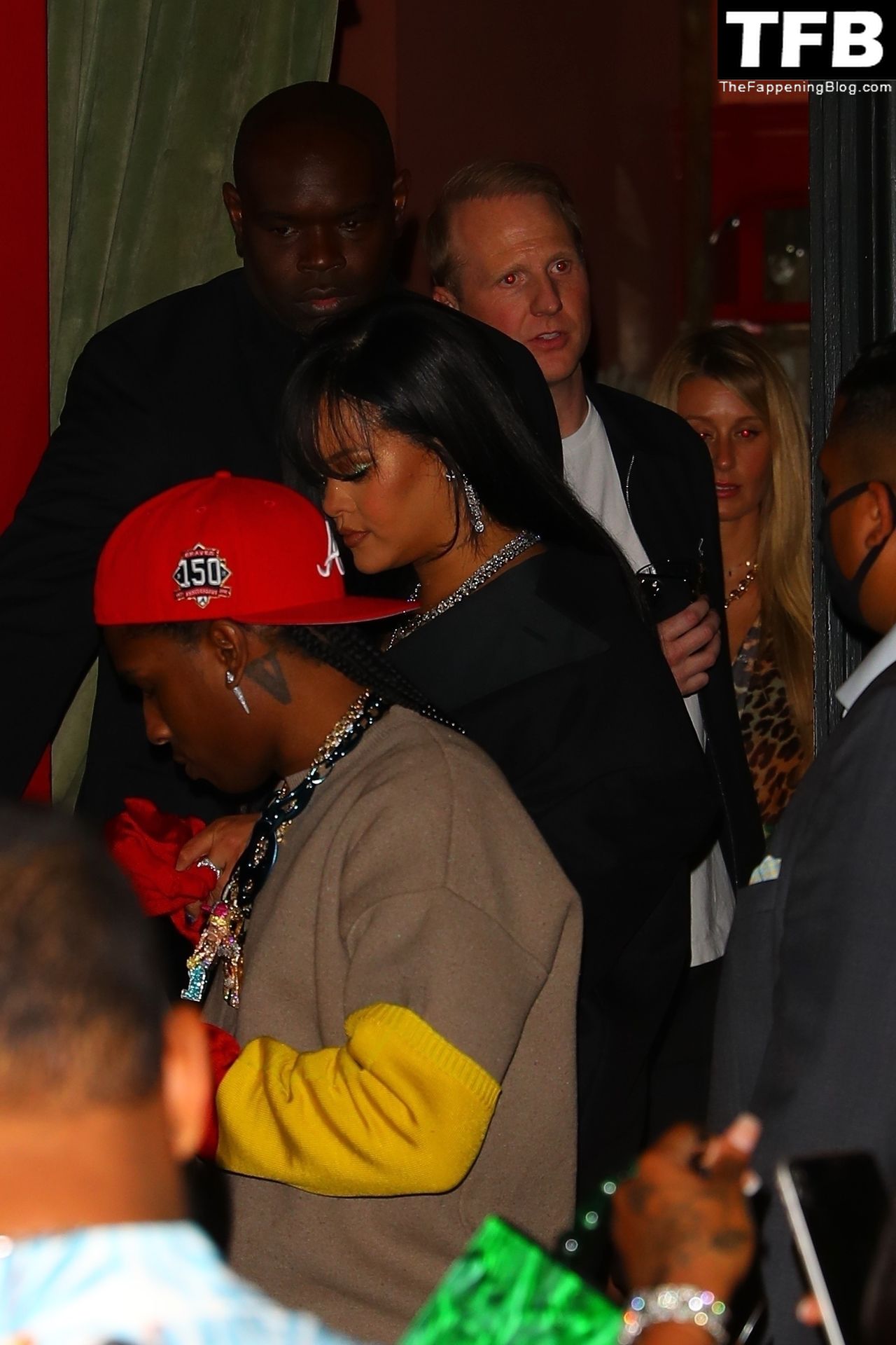 Rihanna &amp; ASAP Rocky Have a Wild Night Out For the Launch in New York (31 Photos)