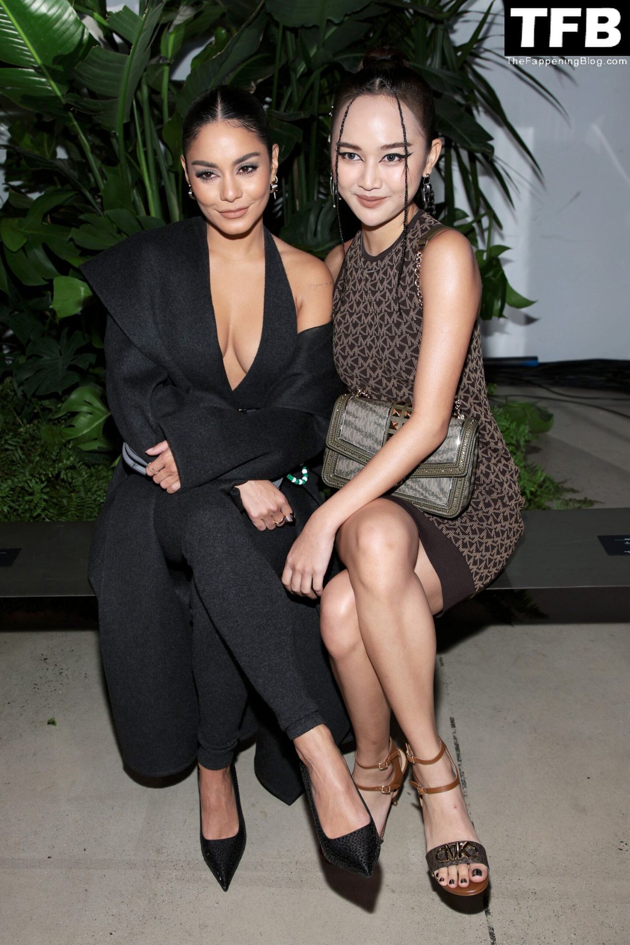 Vanessa Hudgens Displays Her Sexy Tits as She Attends the Michael Kors Spring 2023 Fashion Show (47 Photos)
