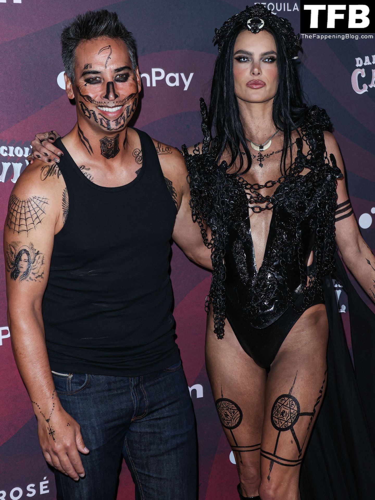 Alessandra Ambrosio Shows Her Power at Darren Dzienciol’s CARN*EVIL Halloween Party in LA (106 Photos)