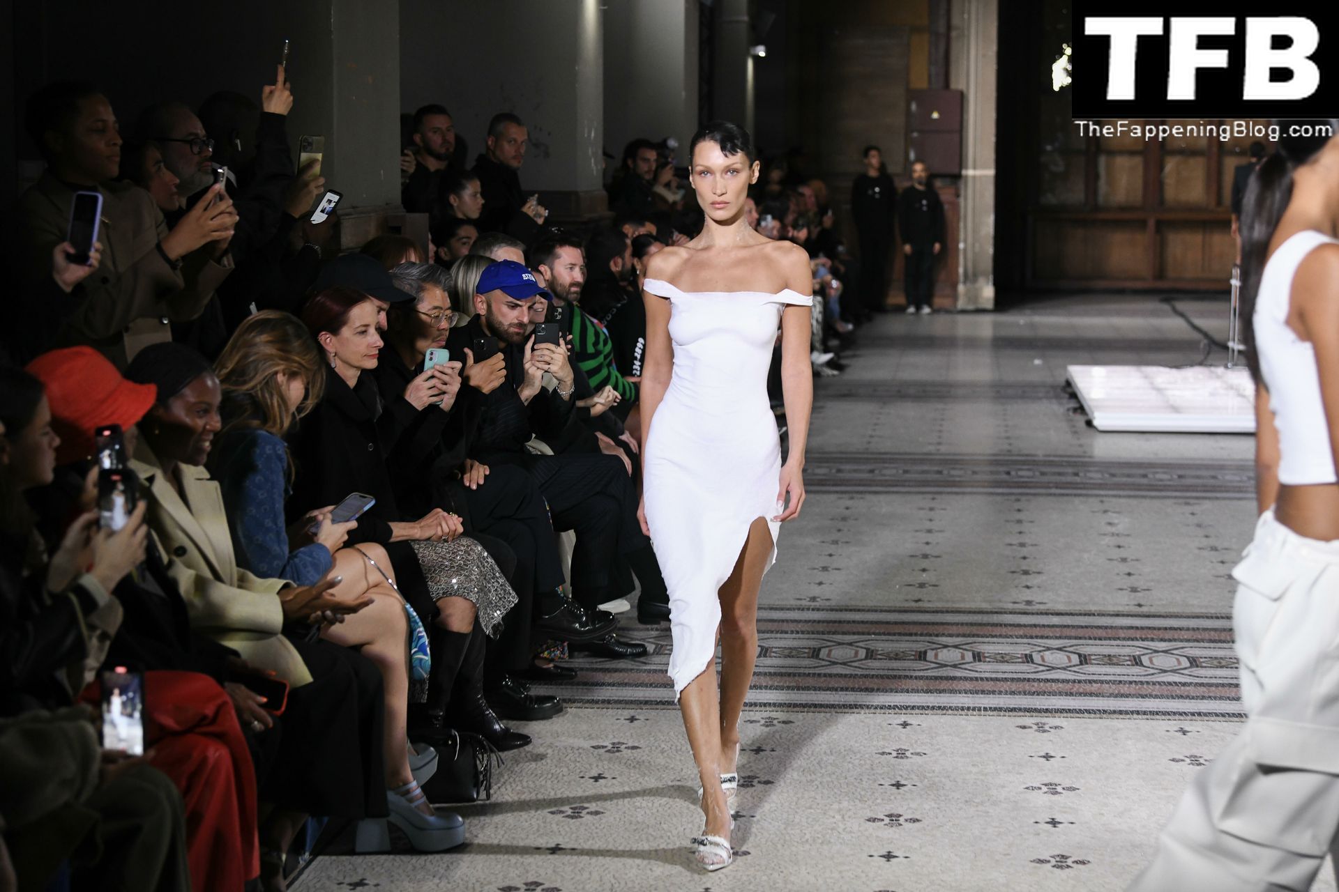 Bella Hadid Goes Topless at the Coperni Fashion Show in Paris (120 Photos + Video)