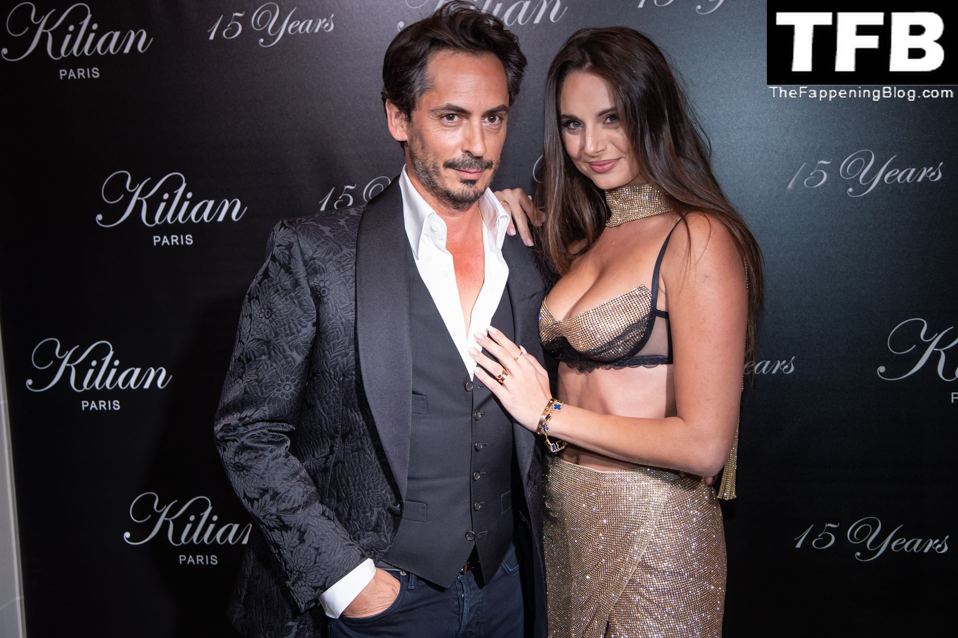 Carina Zavline Displays Her Sexy Tits &amp; Legs at the Party of Kilian Paris (11 Photos)