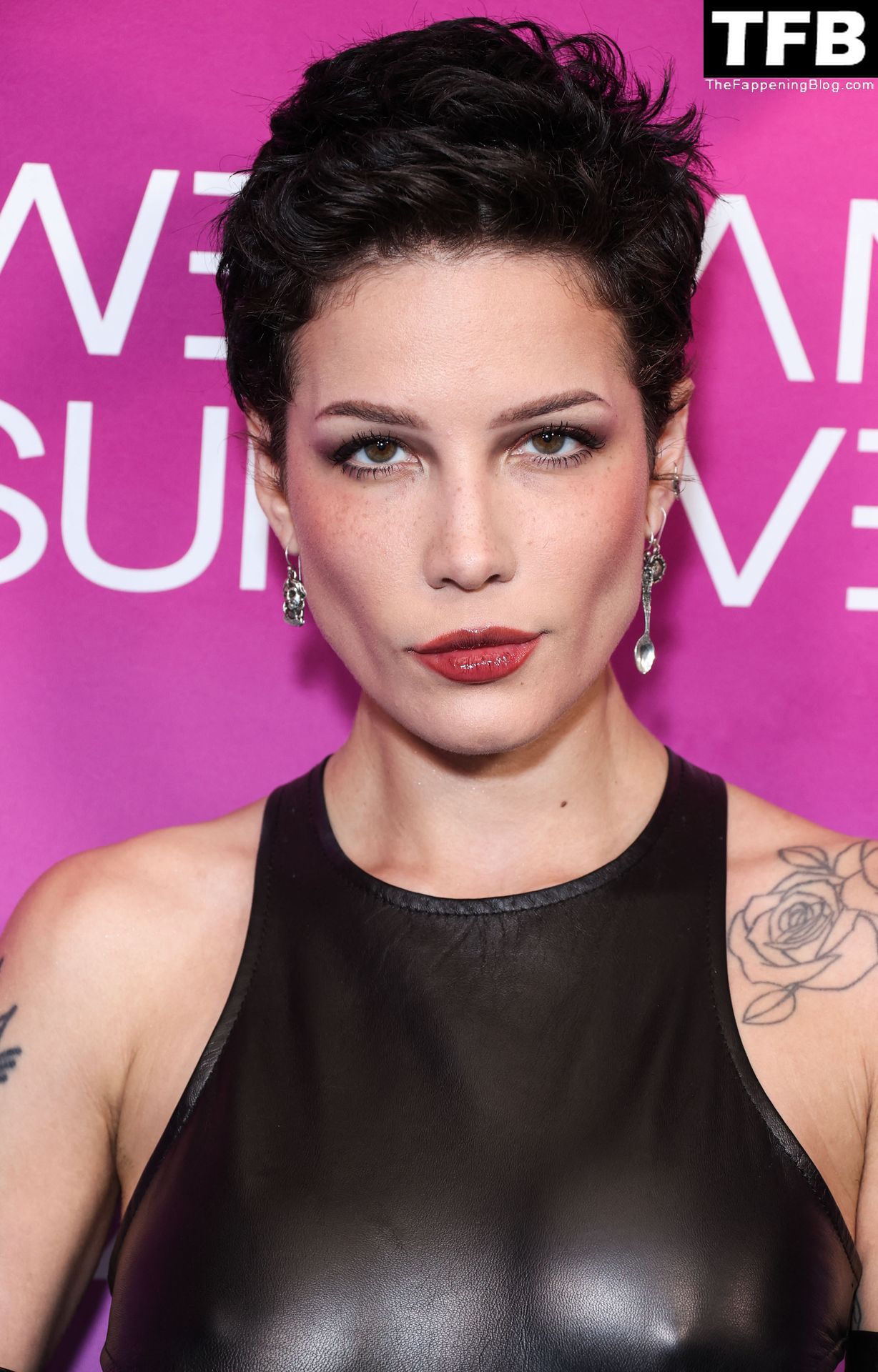 Halsey Shows Off Her Sexy Tits at Audacy’s 9th Annual We Can Survive Concert in LA (7 Photos)