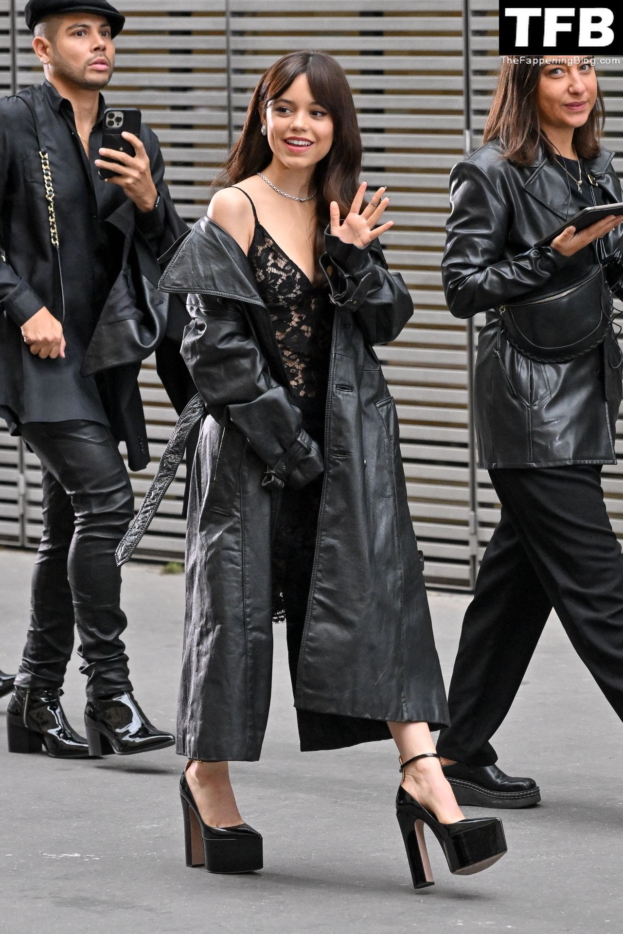 Jenna Ortega Looks Sexy Arriving at the Valentino Paris Fashion Week Show (78 Photos)