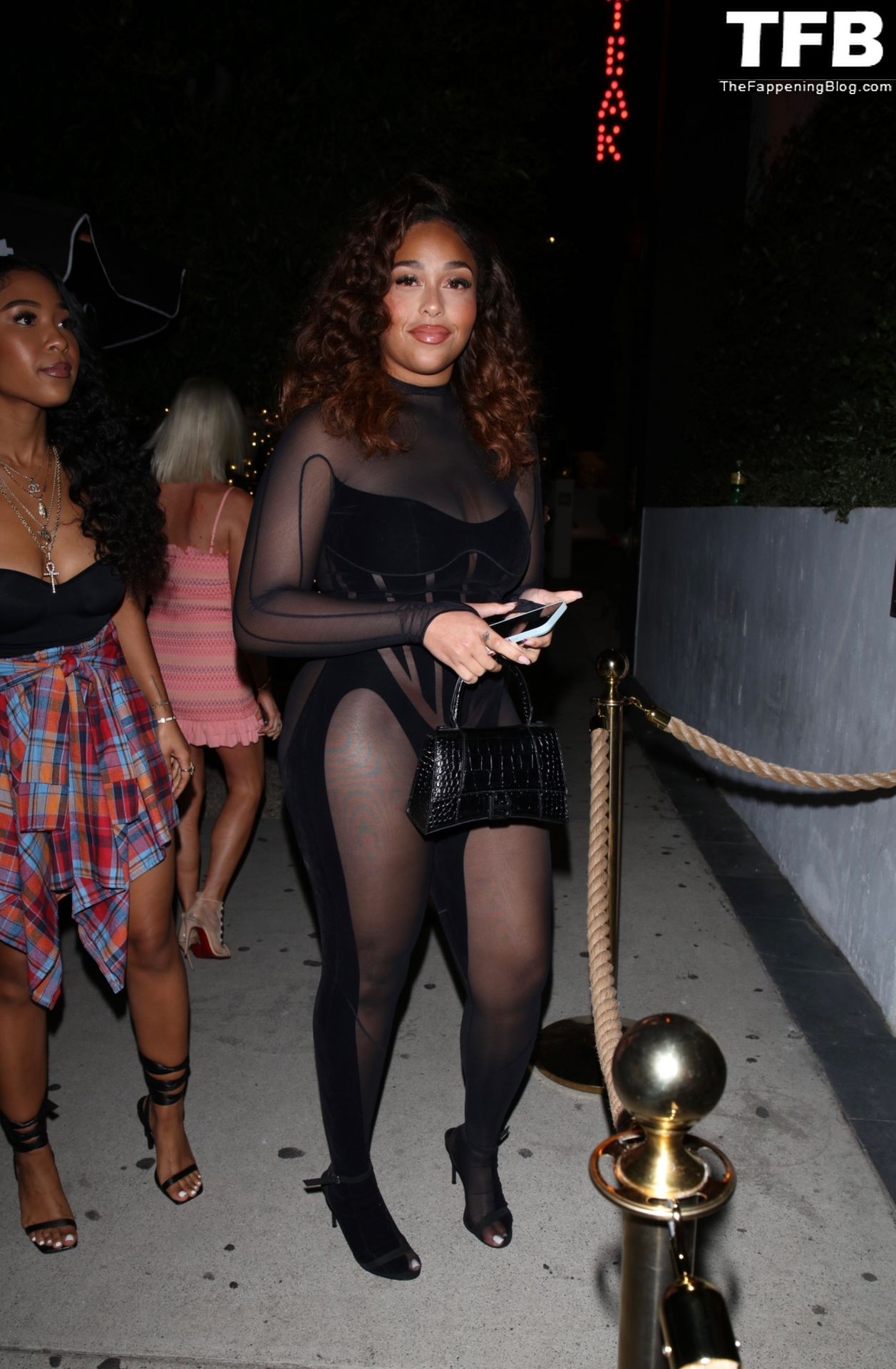Jordyn Woods Shows Off Her Sexy Butt While Arriving to Catch Steak LA (15 Photos)