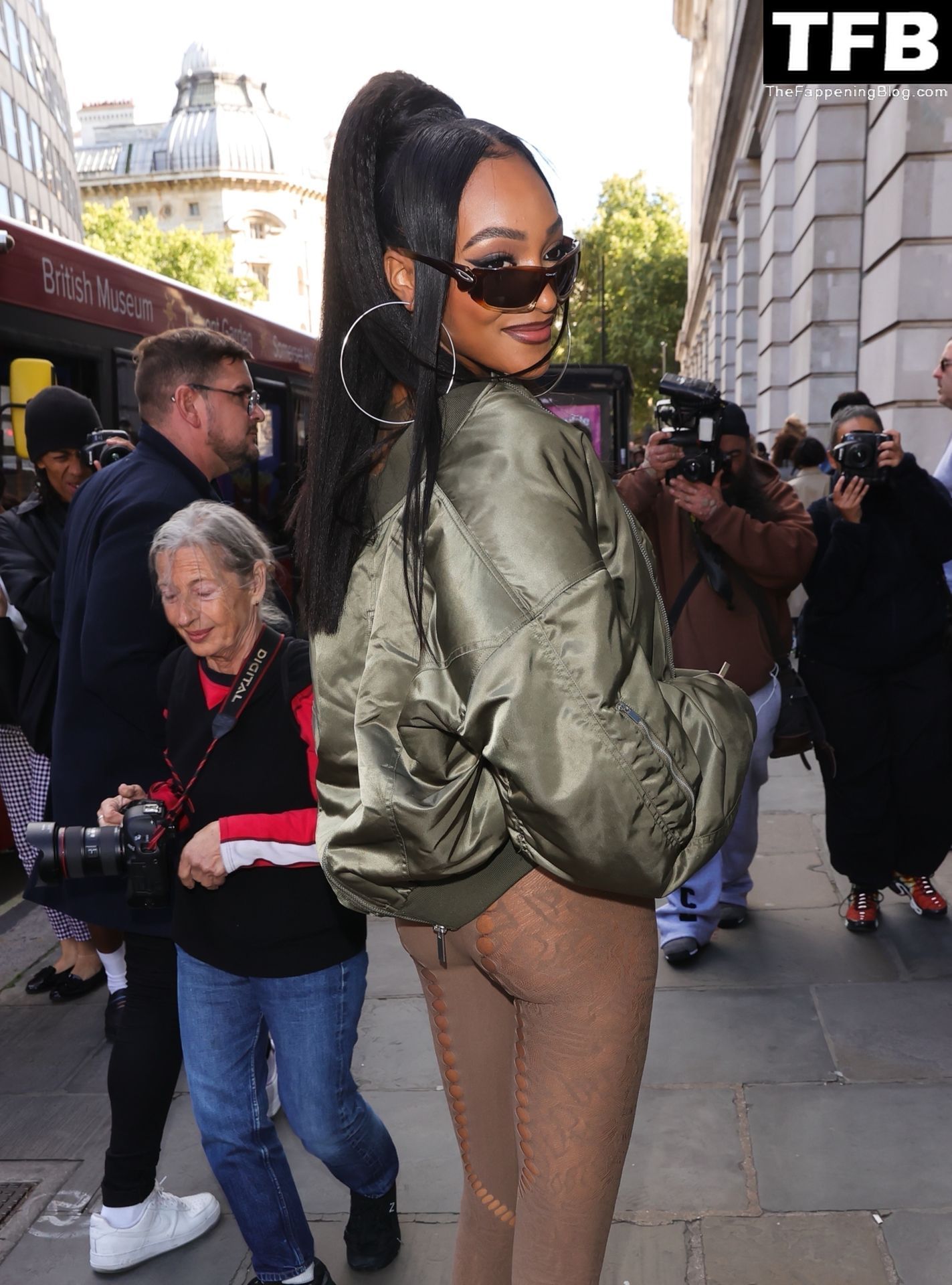 Jourdan Dunn Flashes Her Nude Tits Wearing a See-Through Jumpsuit at Poster Girl Fashion Show (19 Photos)