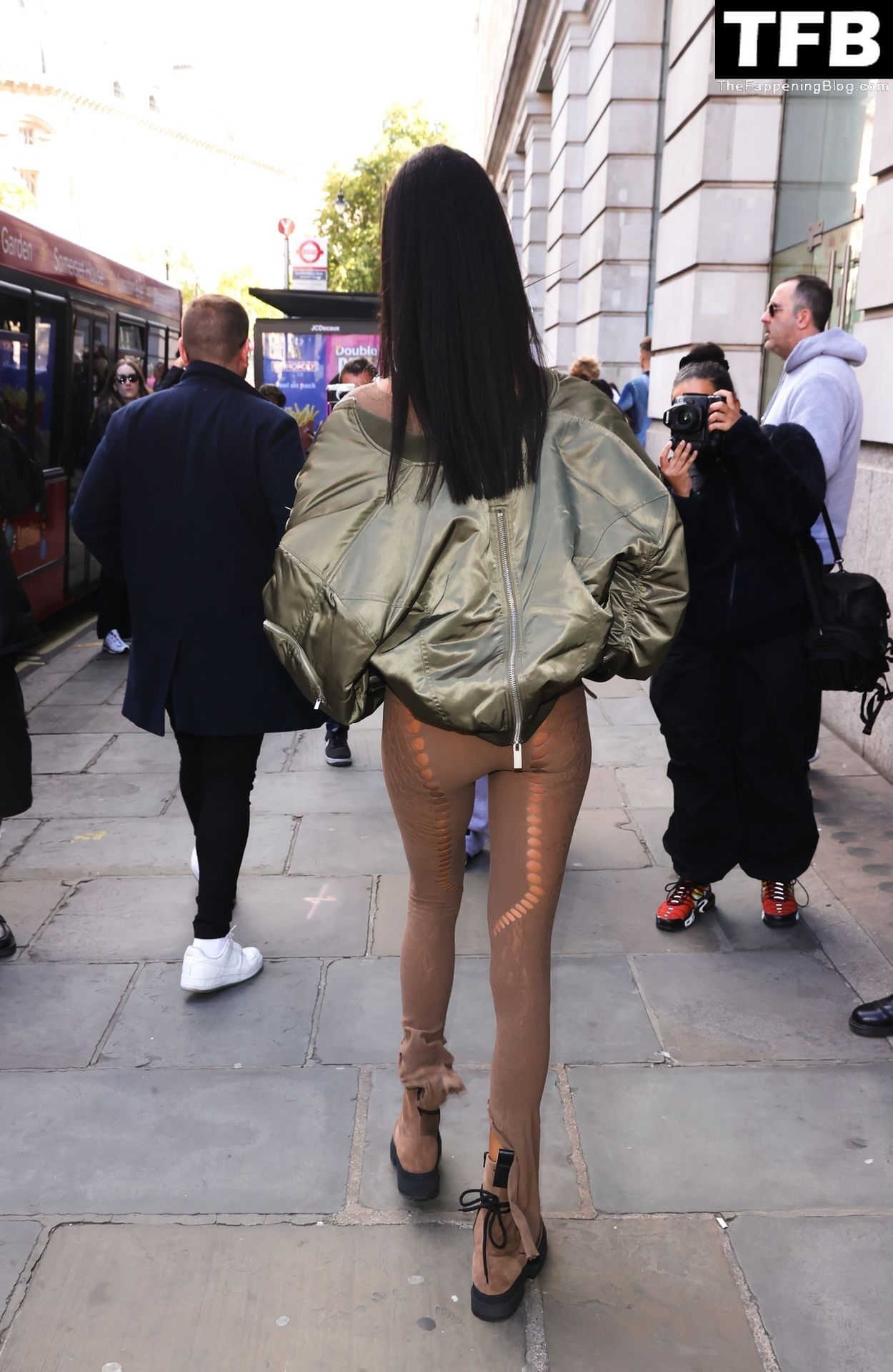 Jourdan Dunn Flashes Her Nude Tits Wearing a See-Through Jumpsuit at Poster Girl Fashion Show (19 Photos)