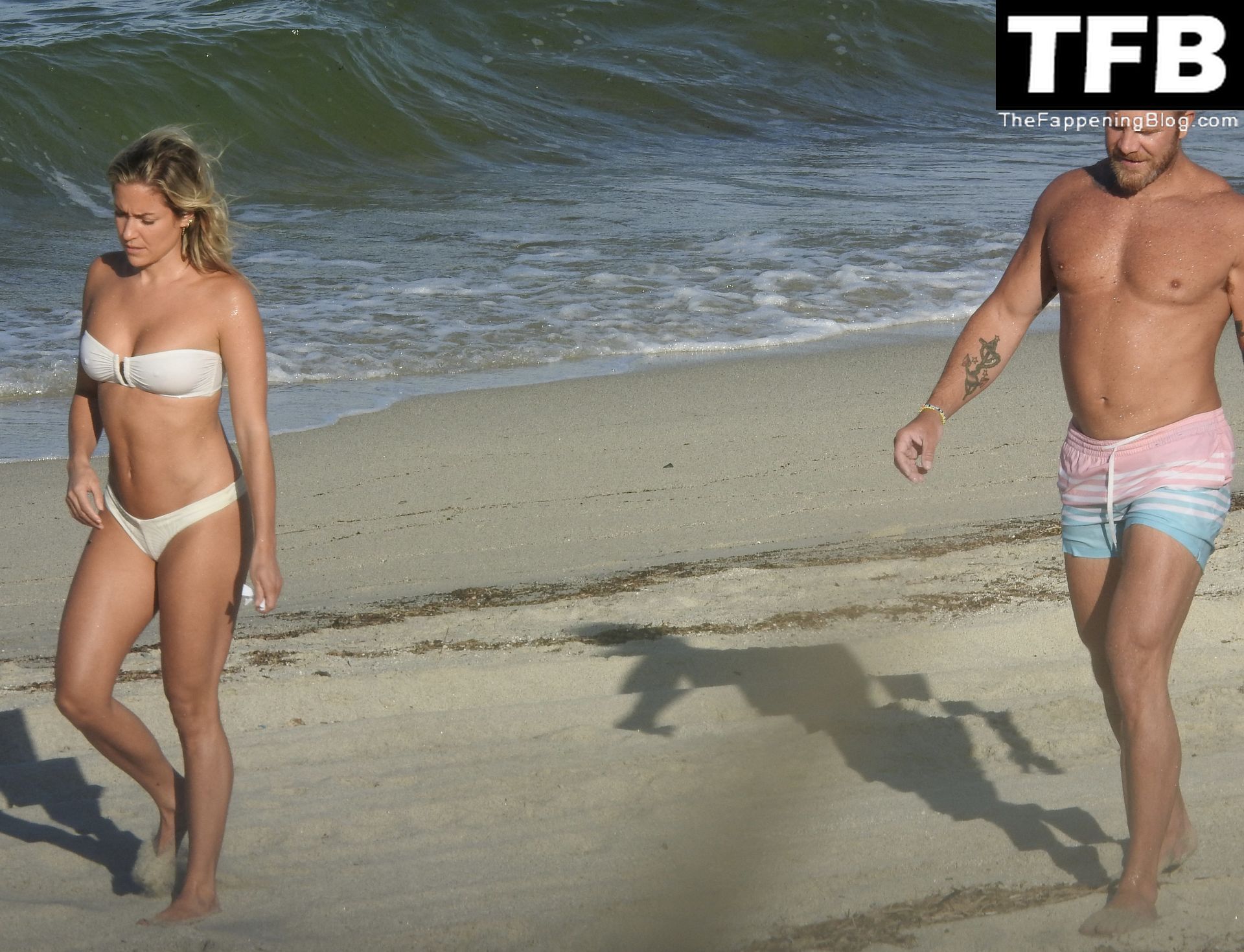 Kristin Cavallari Looks Incredible as She Takes a Dip in the Ocean in a Whi...