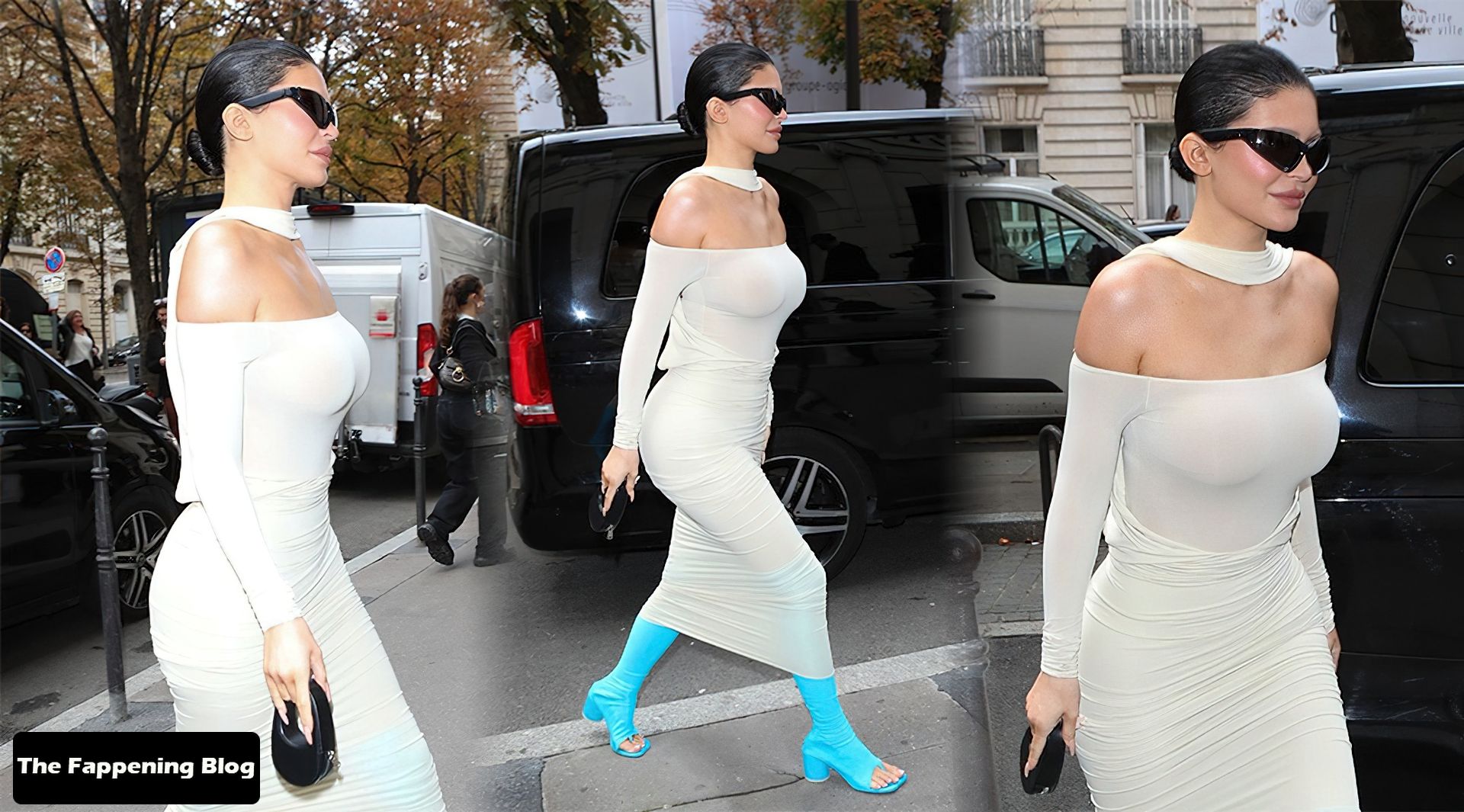 Kylie Jenner Arrives for Fittings at Balenciaga During Paris Fashion Week (29 Photos)