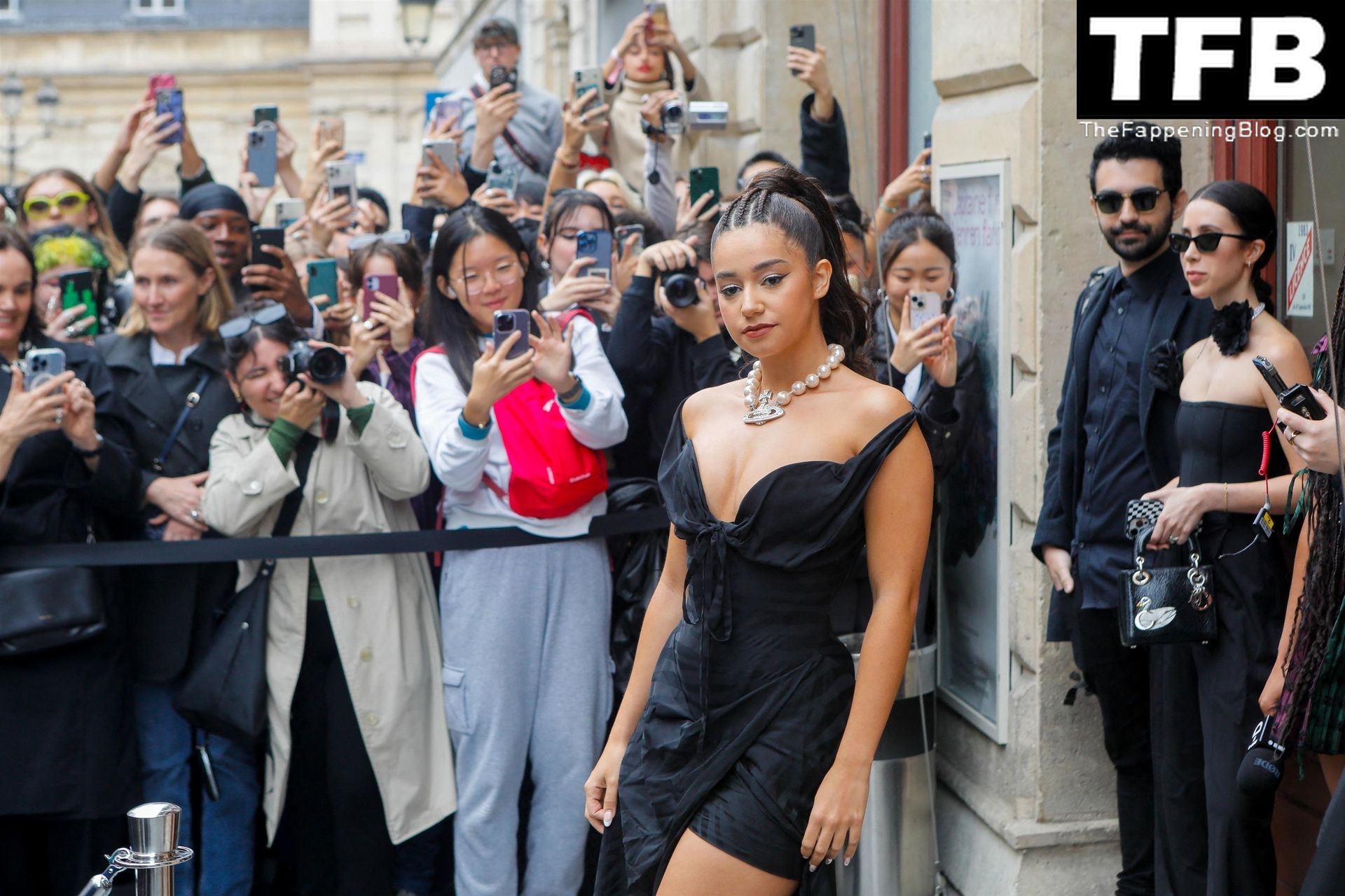 Lena Situations Flaunts Her Sexy Tits &amp; Legs at the Vivienne Westwood Show in Paris (38 Photos)