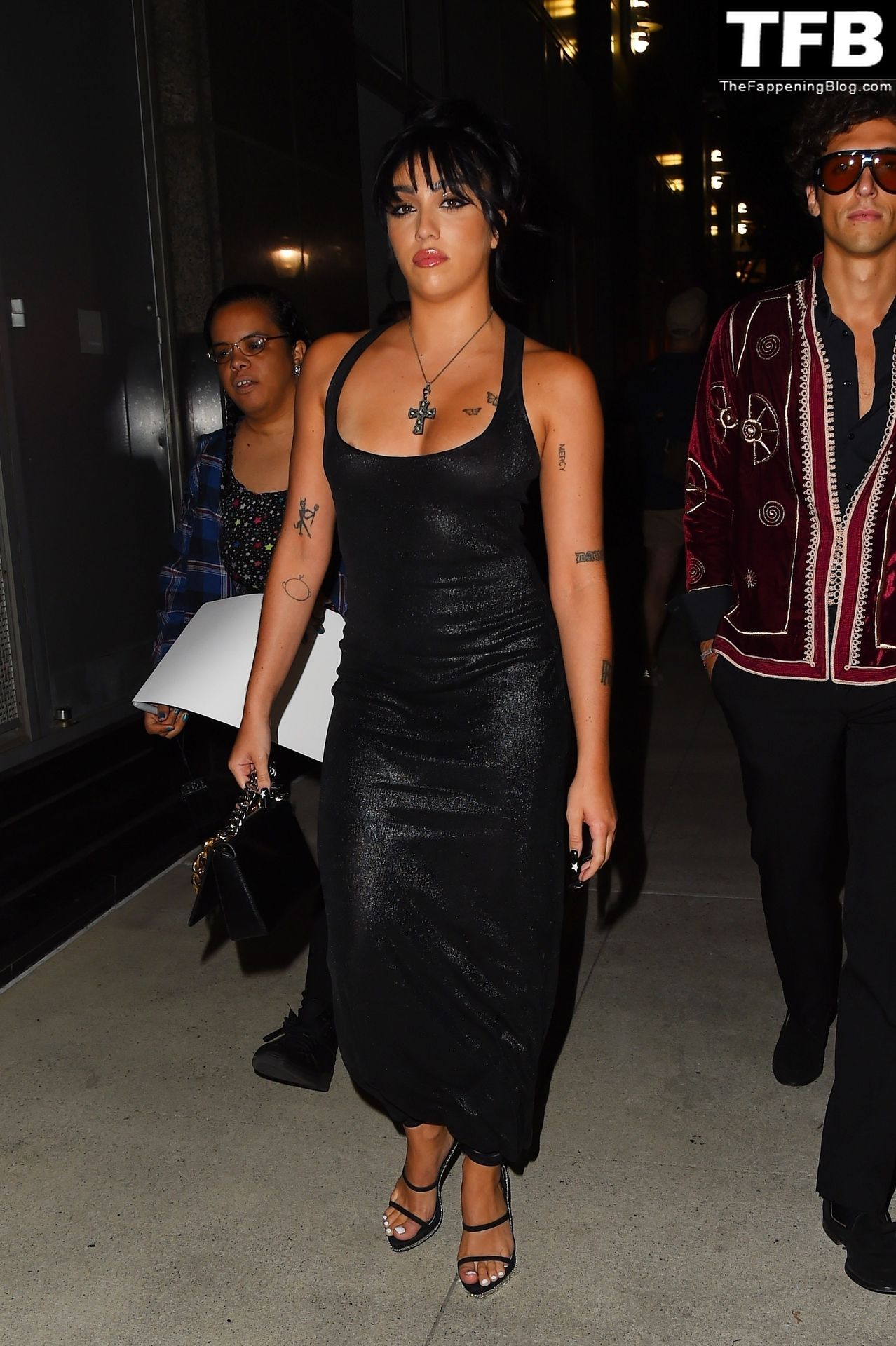 Lourdes Leon Flashes Her Areola as She Arrives at the Tom Ford Show (9 Photos)