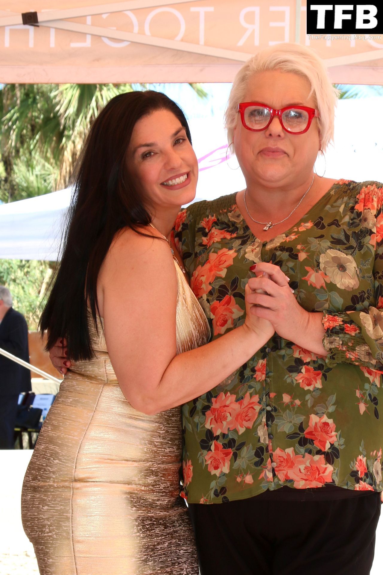 Michele Kanan Displays Her Sexy Boobs at the Michele Kanan Walk of Stars Reception in Palm Springs (21 Photos)