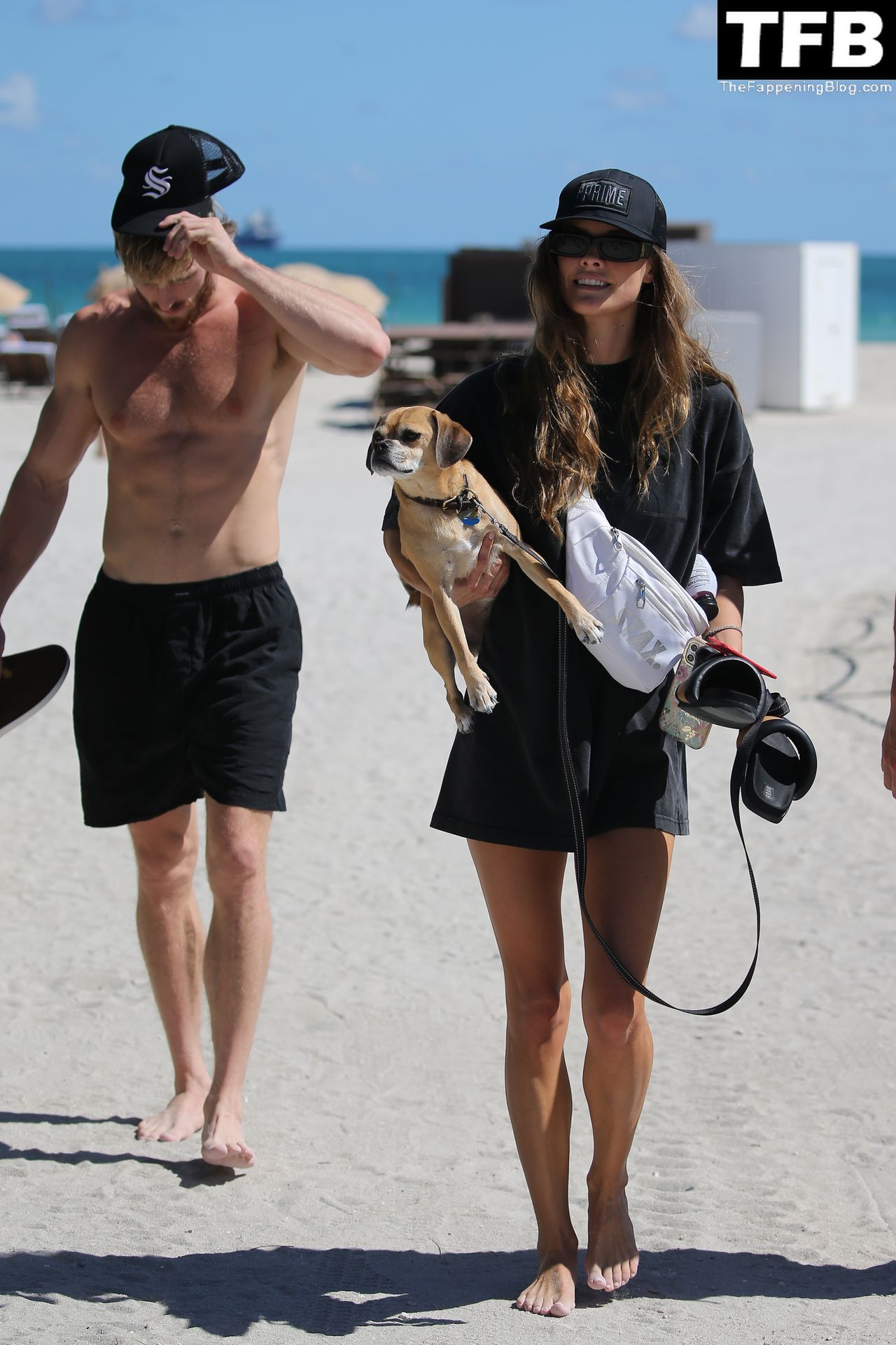 Nina Agdal &amp; Logan Paul Show Off Their Beach Bodies in Miami (63 Photos)