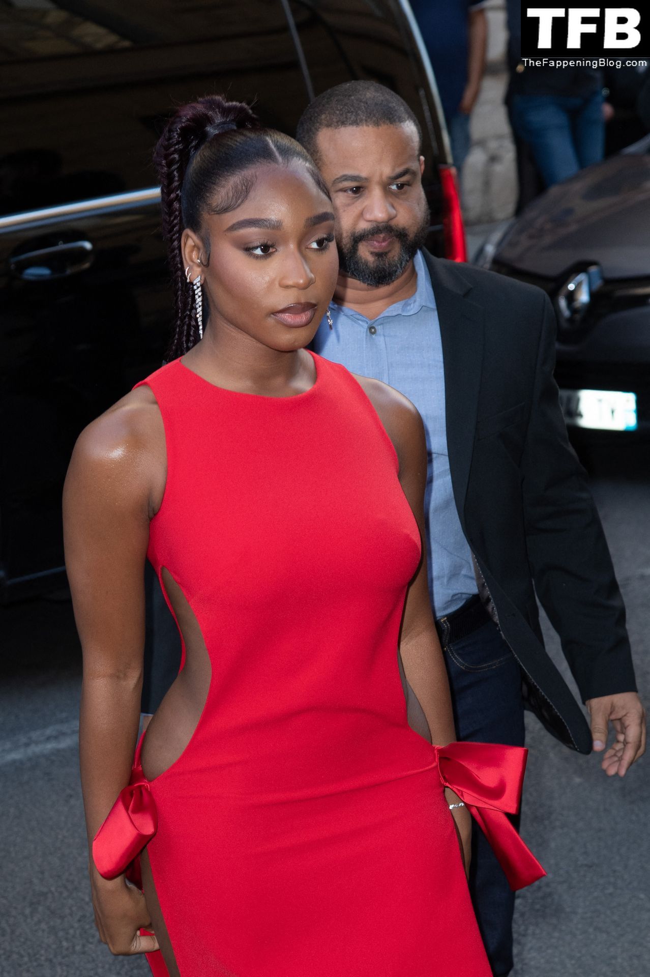 Normani Looks Hot in a Red Dress Without Underwear as She Attends the Monot Womenswear Show (35 Photos)