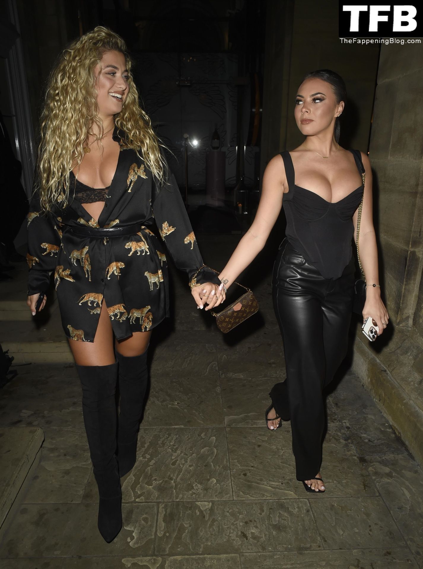 Paige Thorne Looks Stunning as She Leaves Peter St Kitchen in Manchester (83 Photos)