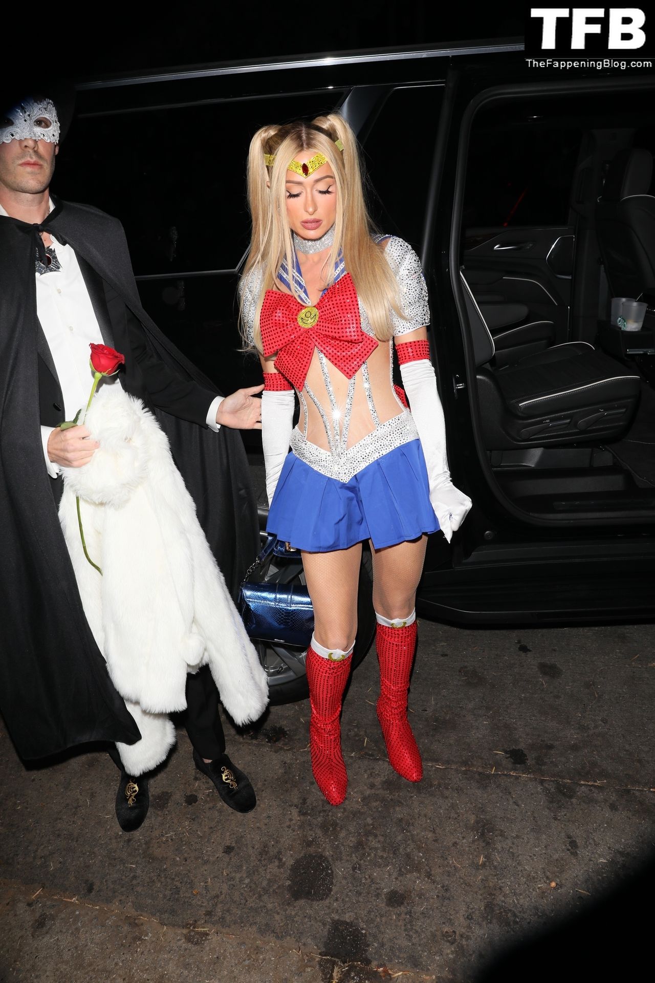 Paris Hilton Arrives at the Casamigo’s Halloween Party in Beverly Hills(150 Photos)